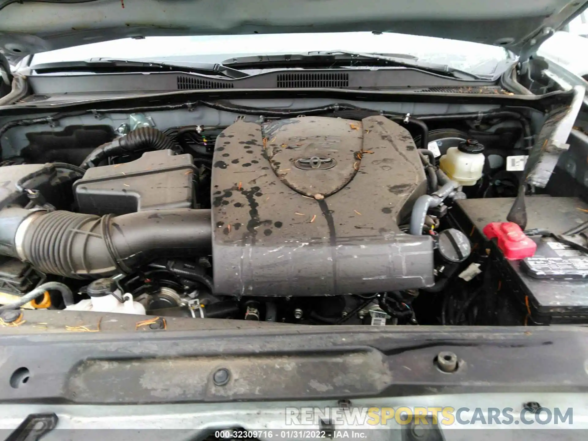 10 Photograph of a damaged car 5TFCZ5ANXMX255097 TOYOTA TACOMA 4WD 2021