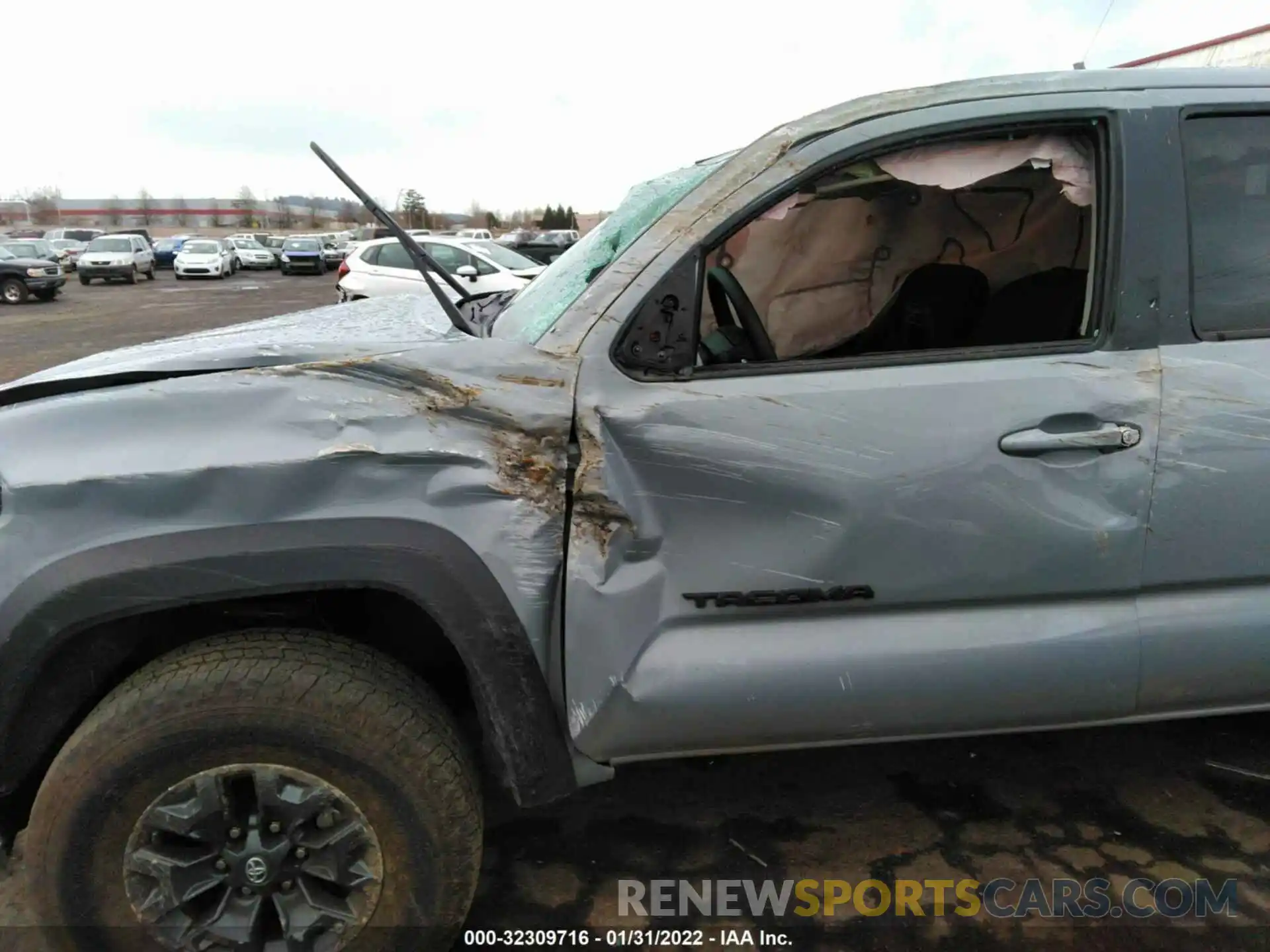 6 Photograph of a damaged car 5TFCZ5ANXMX255097 TOYOTA TACOMA 4WD 2021