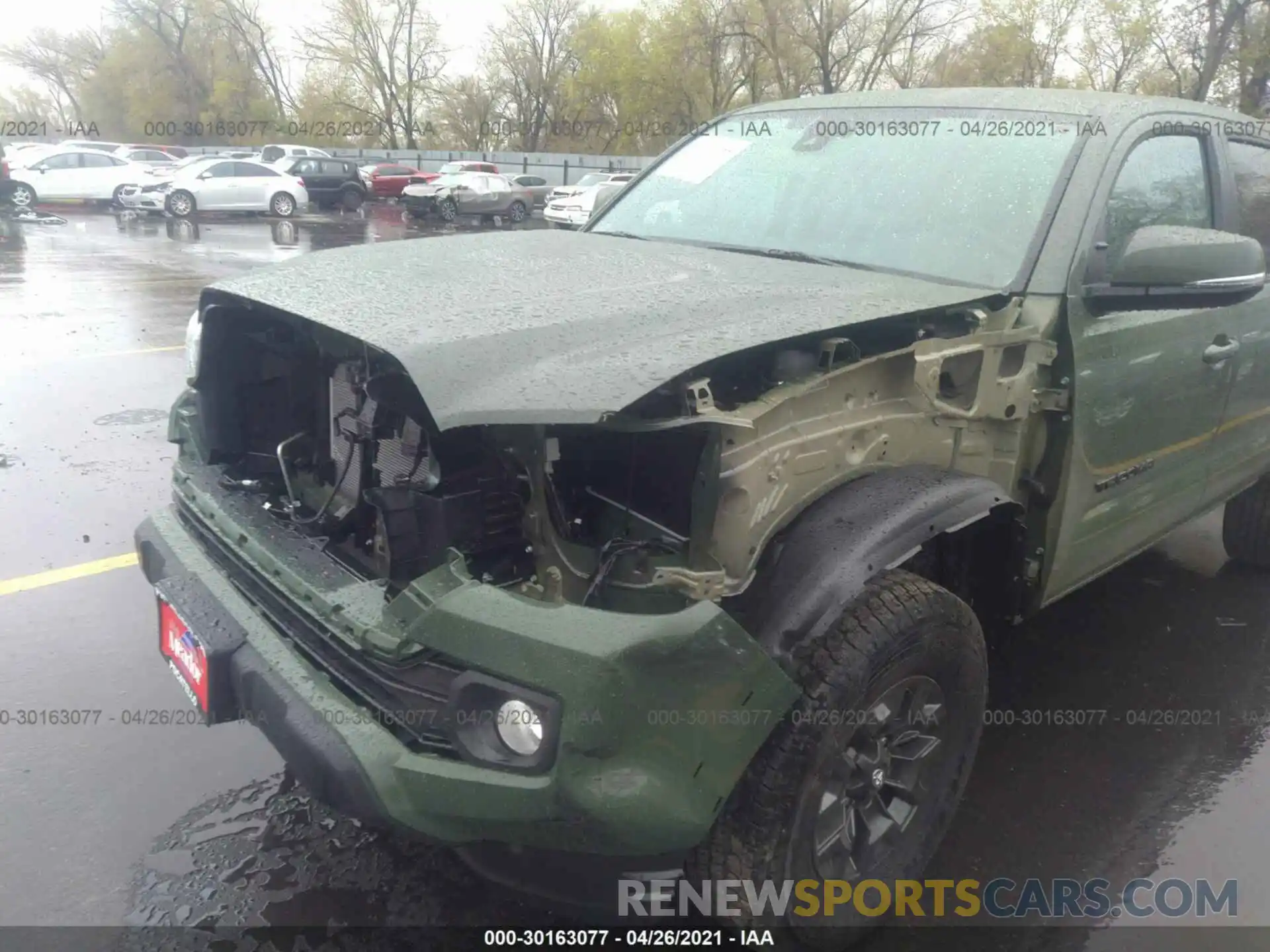 6 Photograph of a damaged car 5TFCZ5ANXMX261143 TOYOTA TACOMA 4WD 2021