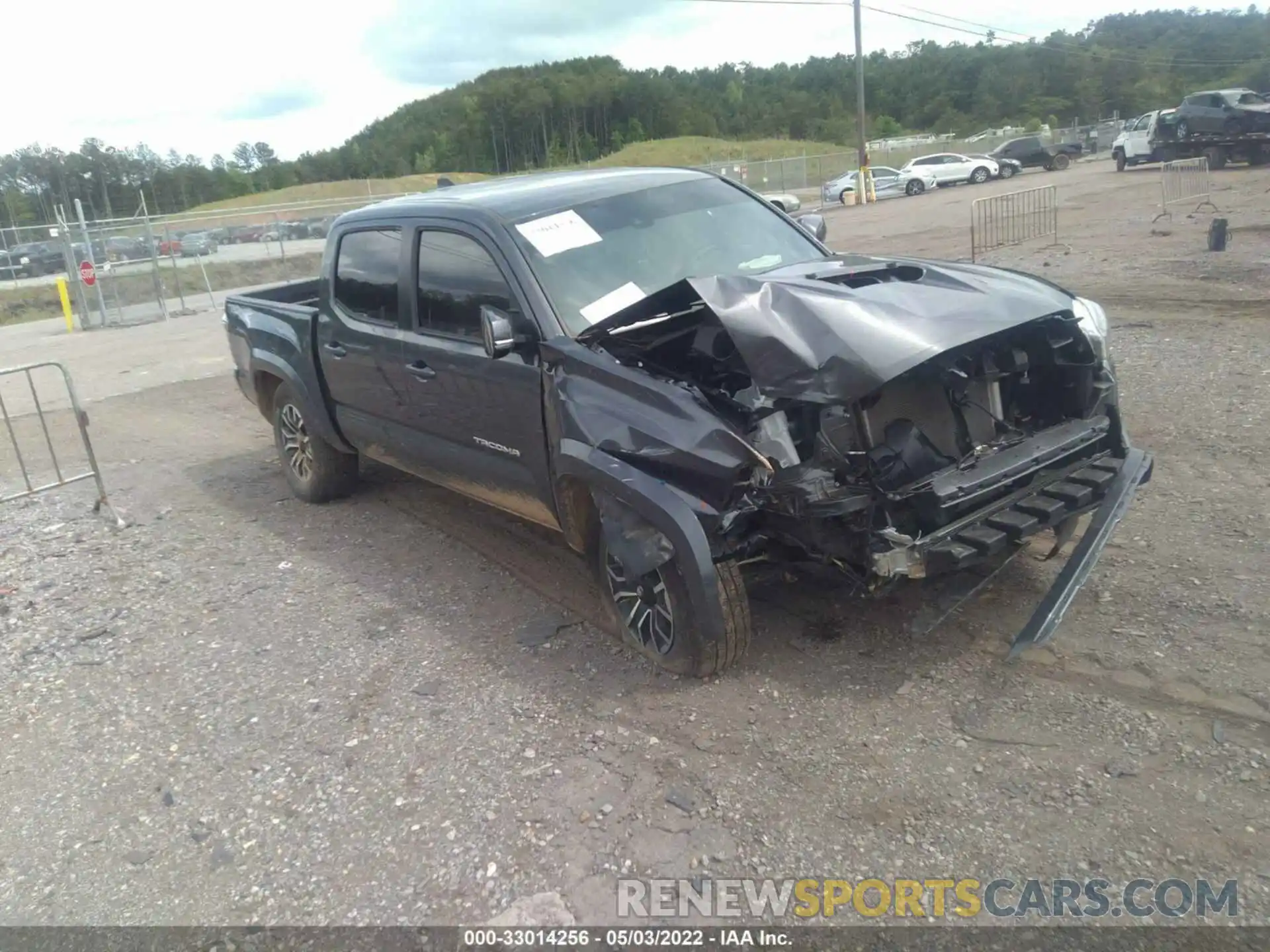 1 Photograph of a damaged car 5TFCZ5ANXMX261661 TOYOTA TACOMA 4WD 2021