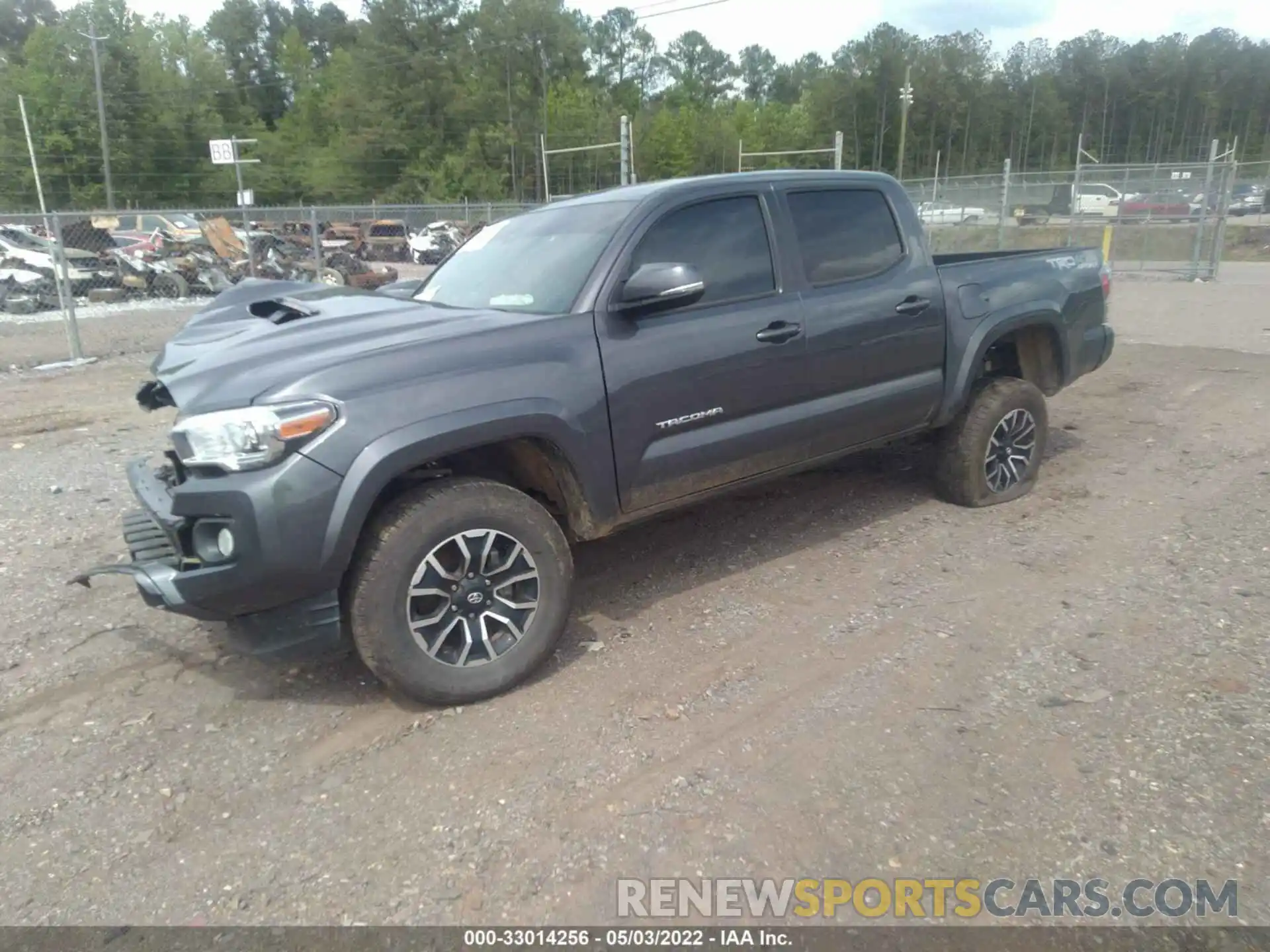 2 Фотография поврежденного автомобиля 5TFCZ5ANXMX261661 TOYOTA TACOMA 4WD 2021