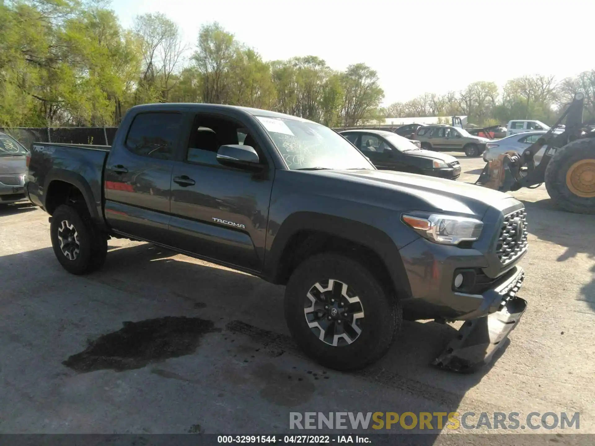 1 Photograph of a damaged car 5TFCZ5ANXMX265905 TOYOTA TACOMA 4WD 2021