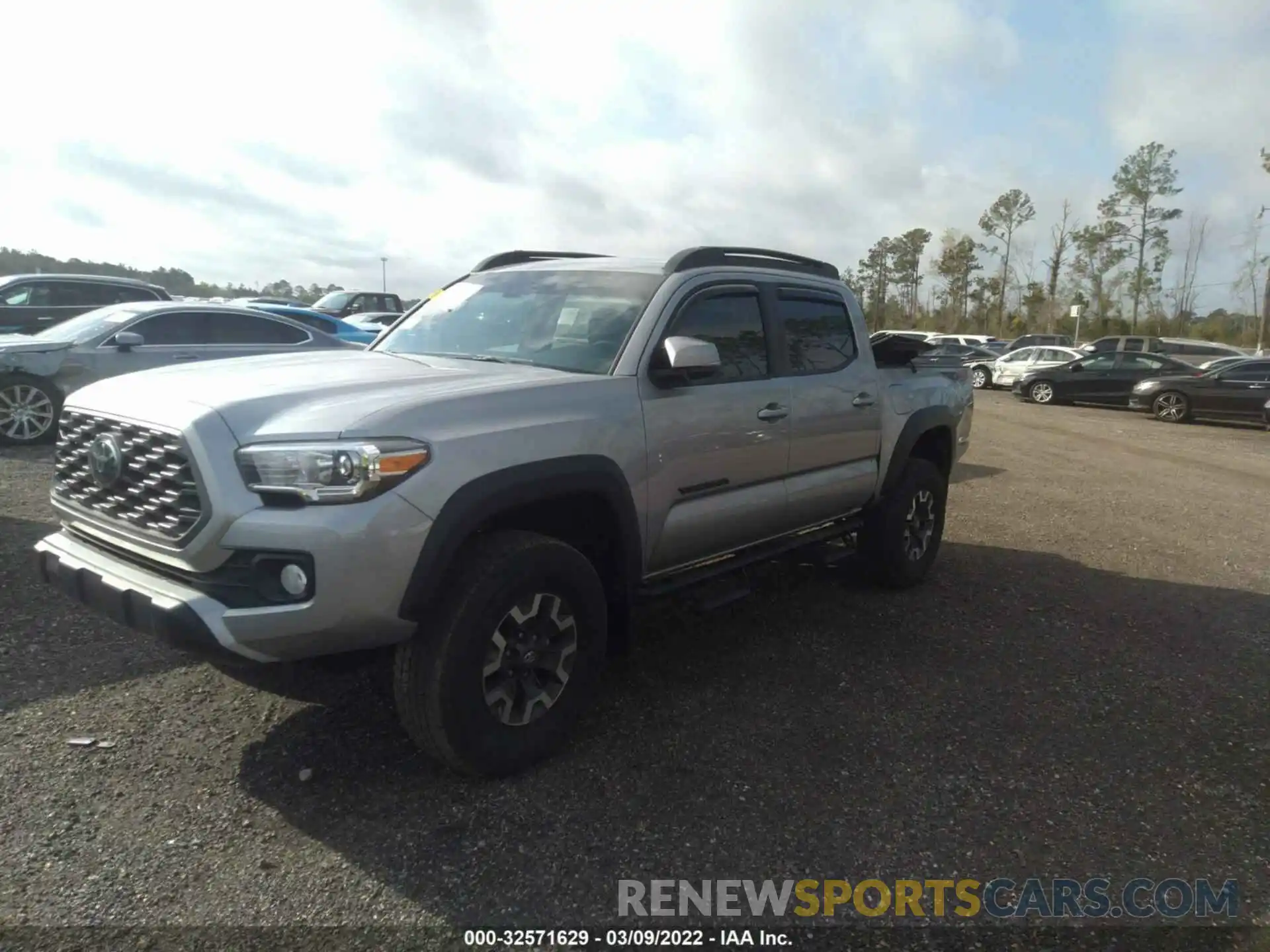 2 Photograph of a damaged car 5TFCZ5ANXMX266987 TOYOTA TACOMA 4WD 2021