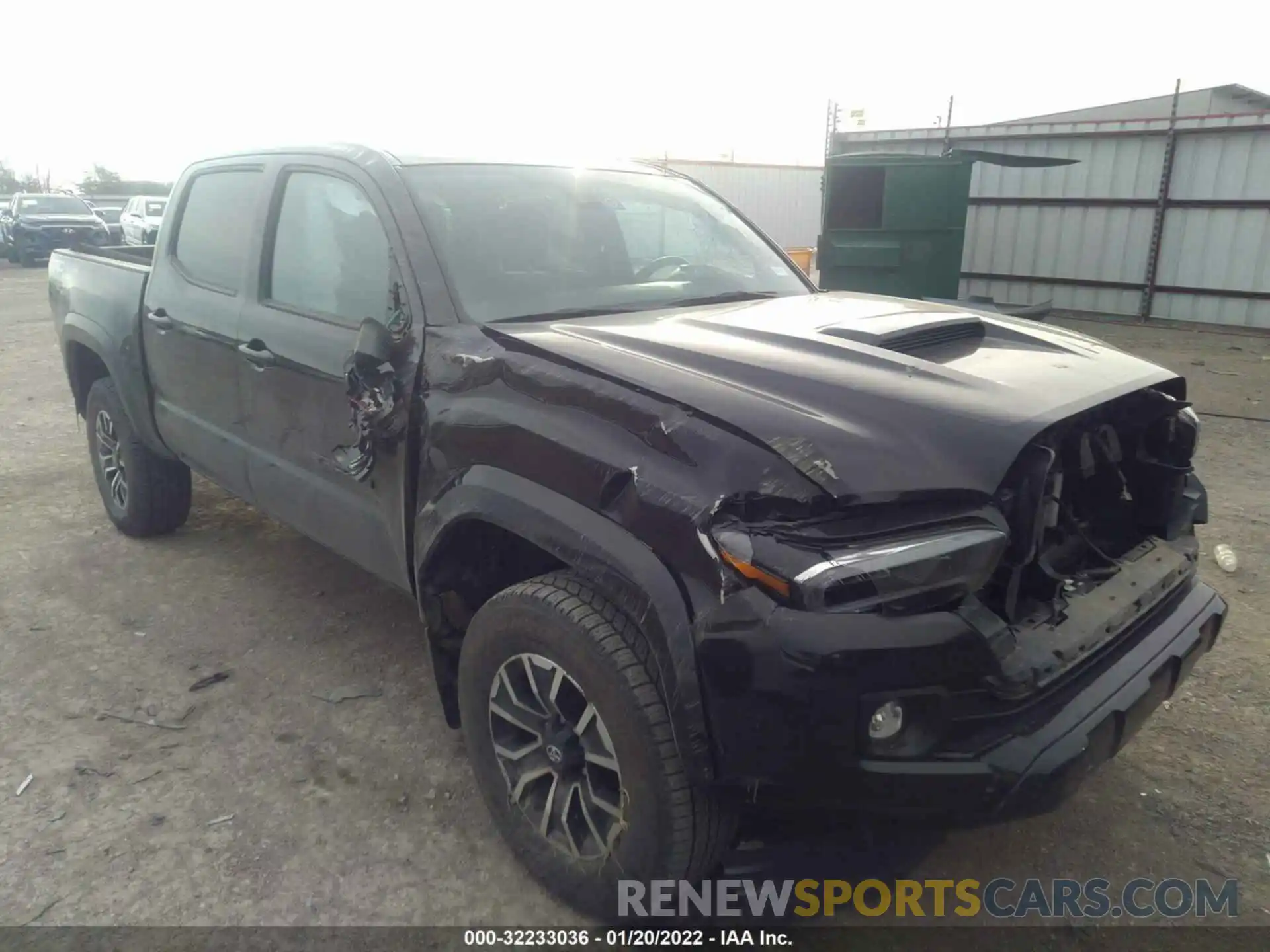 6 Фотография поврежденного автомобиля 5TFCZ5ANXMX274846 TOYOTA TACOMA 4WD 2021