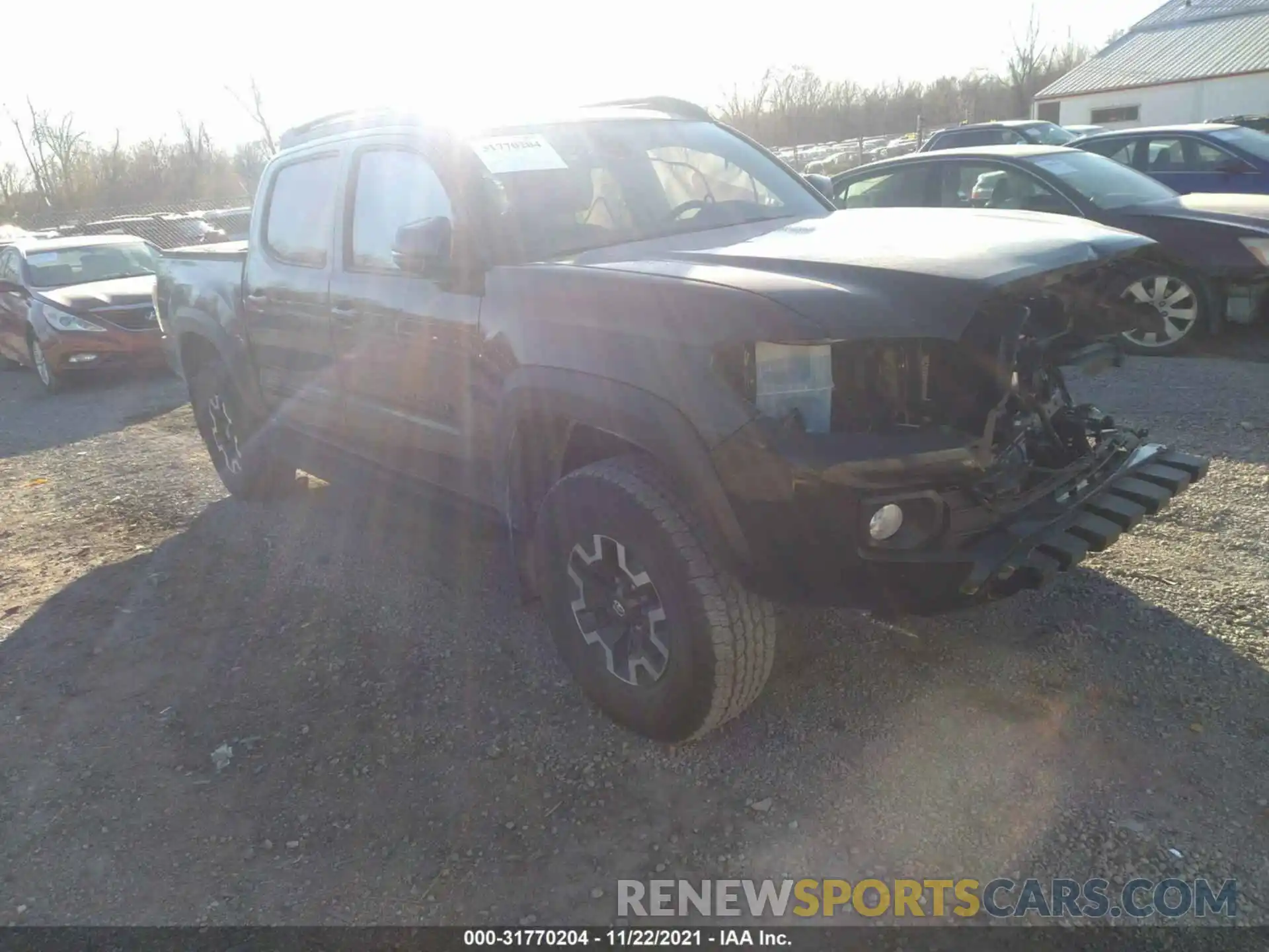 1 Photograph of a damaged car 5TFCZ5ANXMX277035 TOYOTA TACOMA 4WD 2021