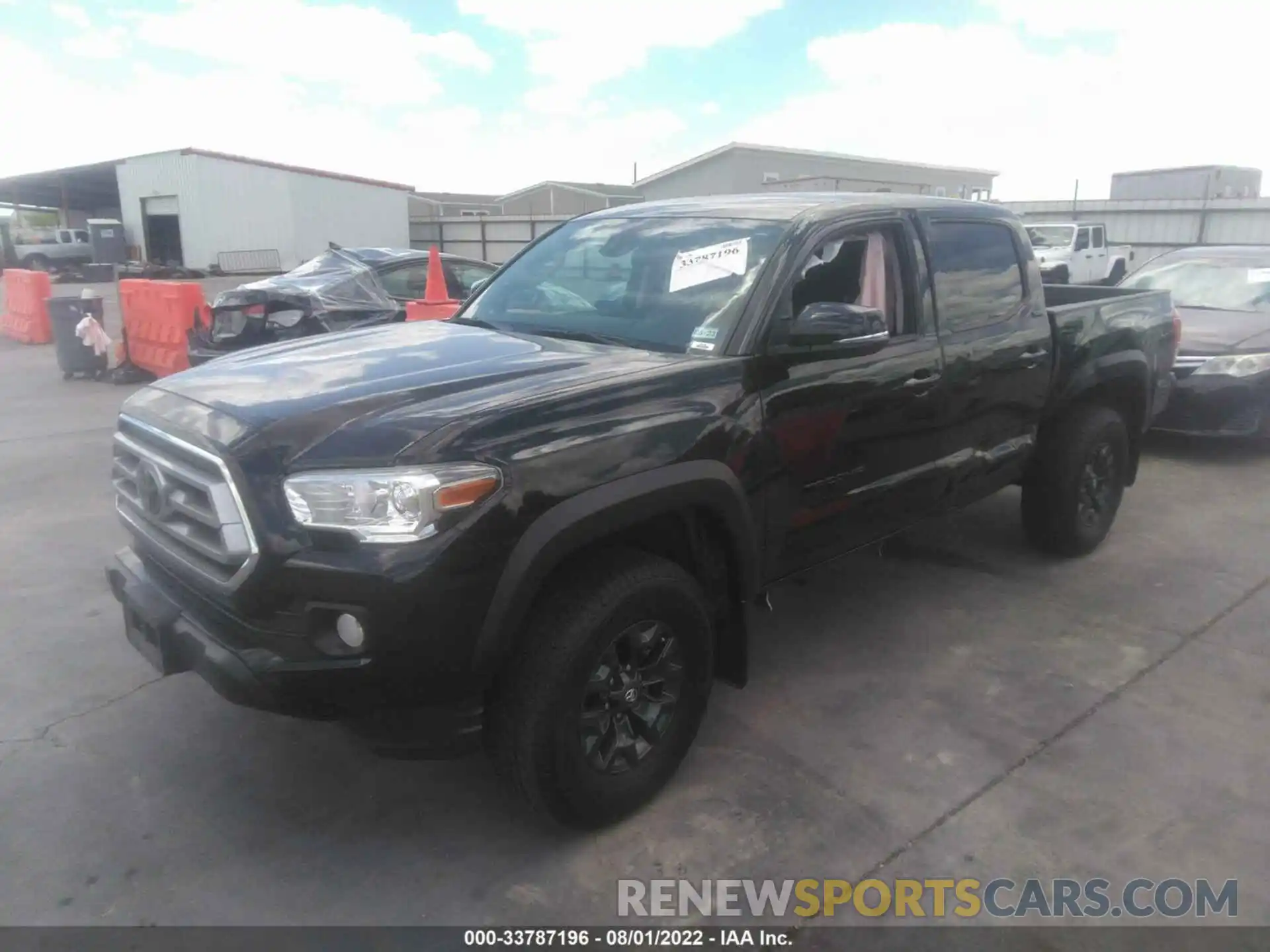 2 Photograph of a damaged car 5TFCZ5ANXMX278542 TOYOTA TACOMA 4WD 2021