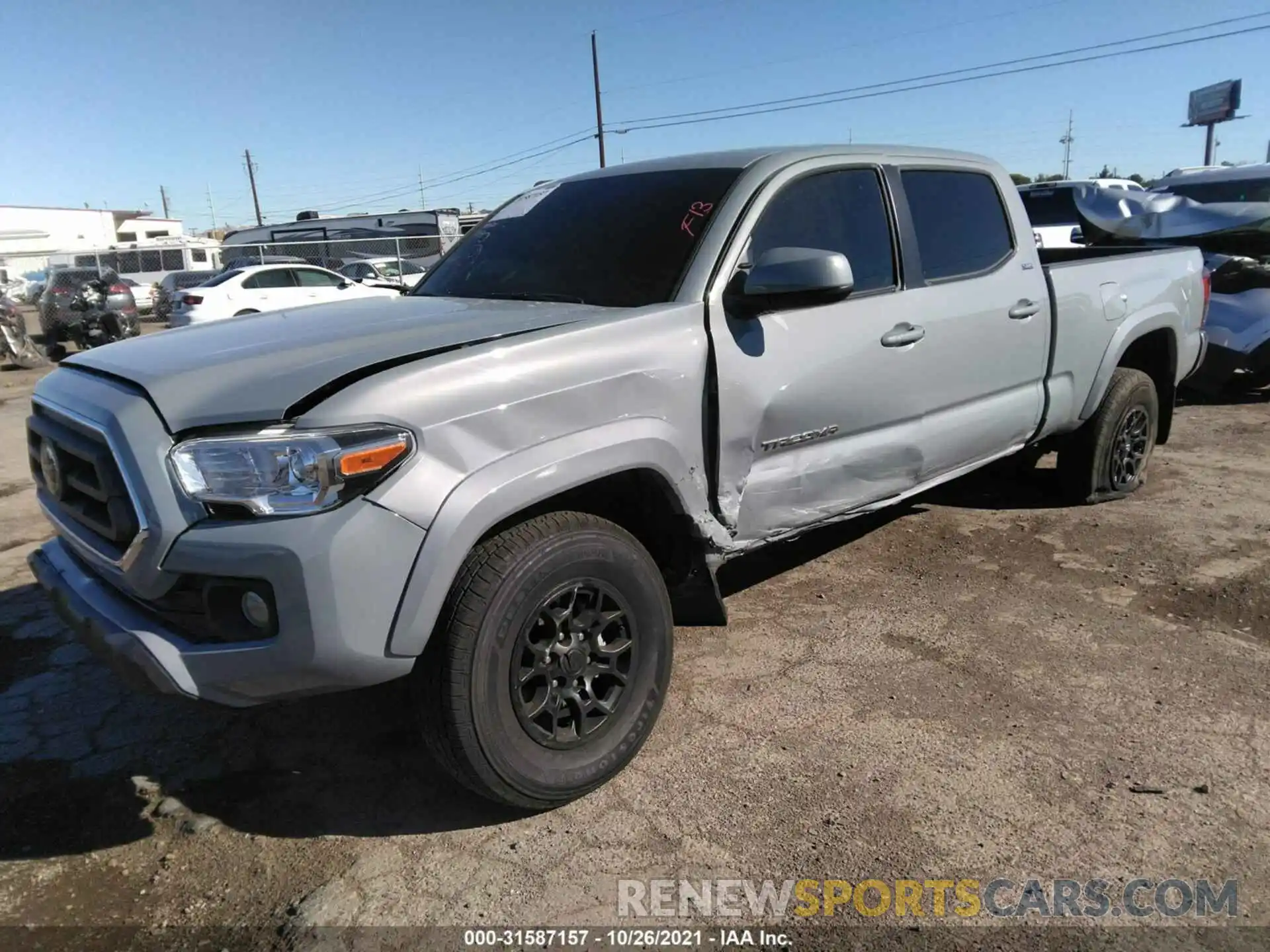 2 Фотография поврежденного автомобиля 5TFDZ5BN1MX066681 TOYOTA TACOMA 4WD 2021