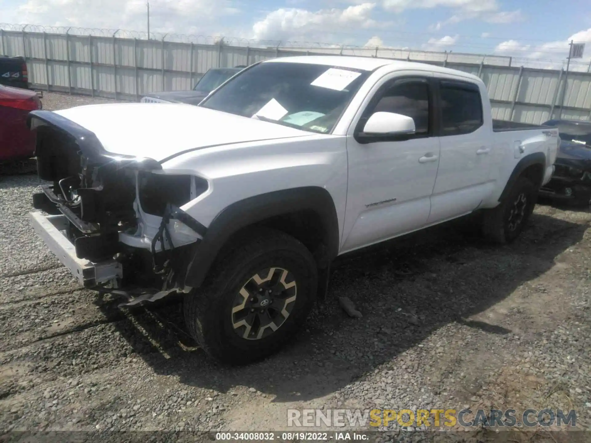 2 Фотография поврежденного автомобиля 5TFDZ5BN4MX058008 TOYOTA TACOMA 4WD 2021