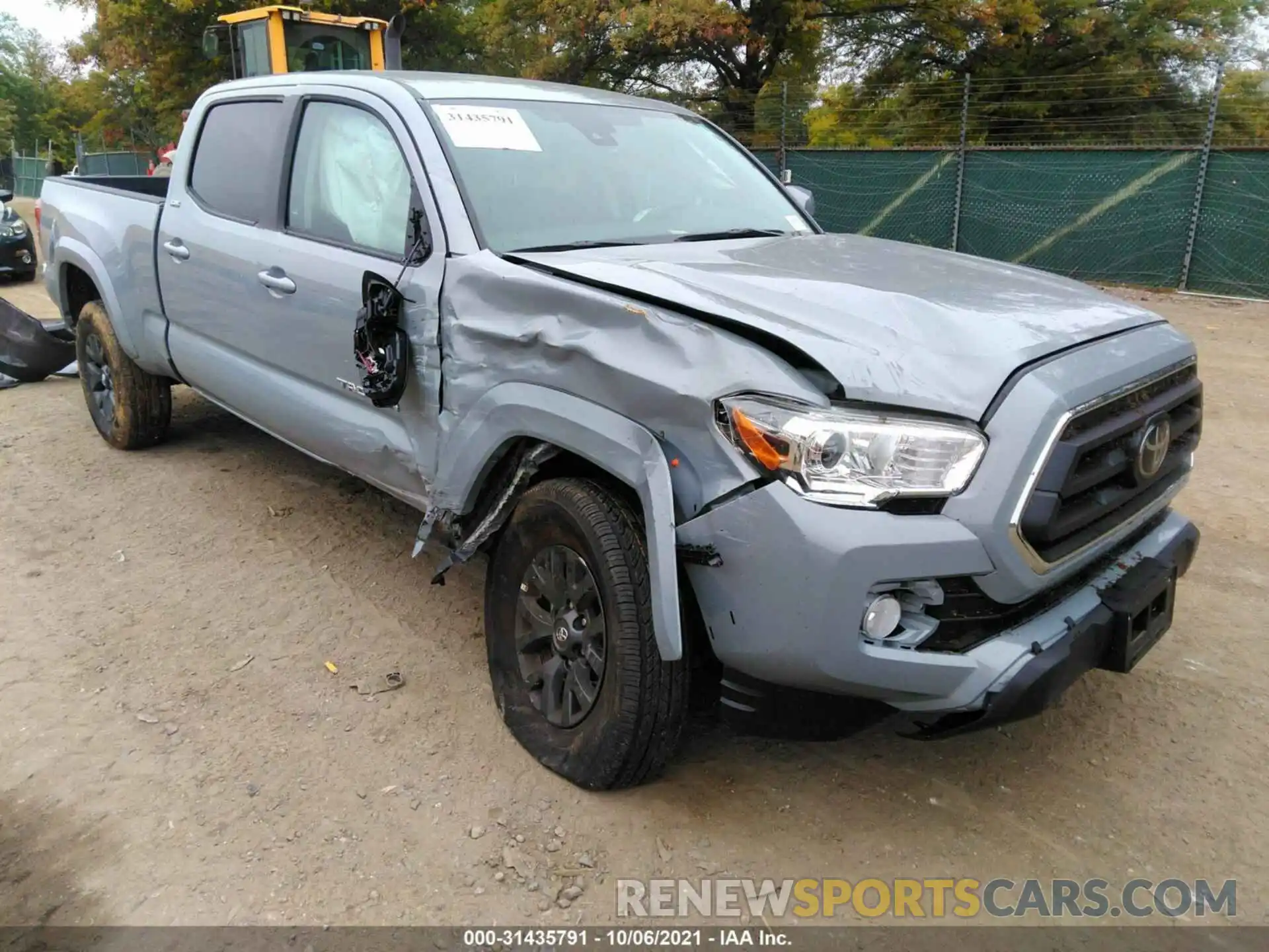 1 Photograph of a damaged car 5TFDZ5BN5MX063508 TOYOTA TACOMA 4WD 2021