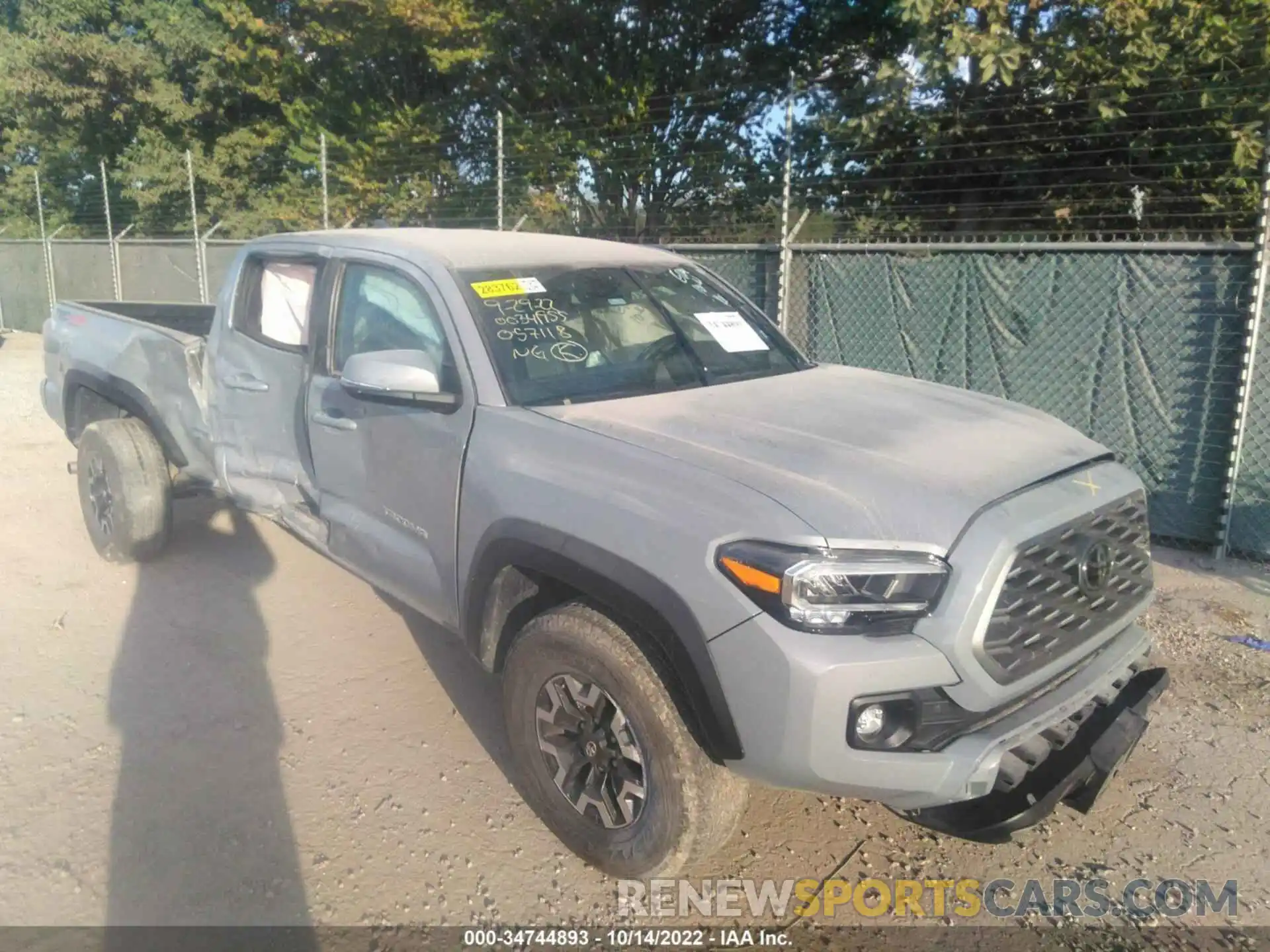 1 Фотография поврежденного автомобиля 5TFDZ5BN6MX057118 TOYOTA TACOMA 4WD 2021