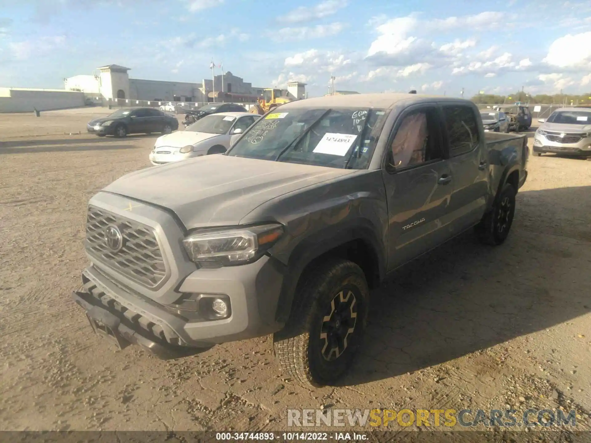 2 Фотография поврежденного автомобиля 5TFDZ5BN6MX057118 TOYOTA TACOMA 4WD 2021