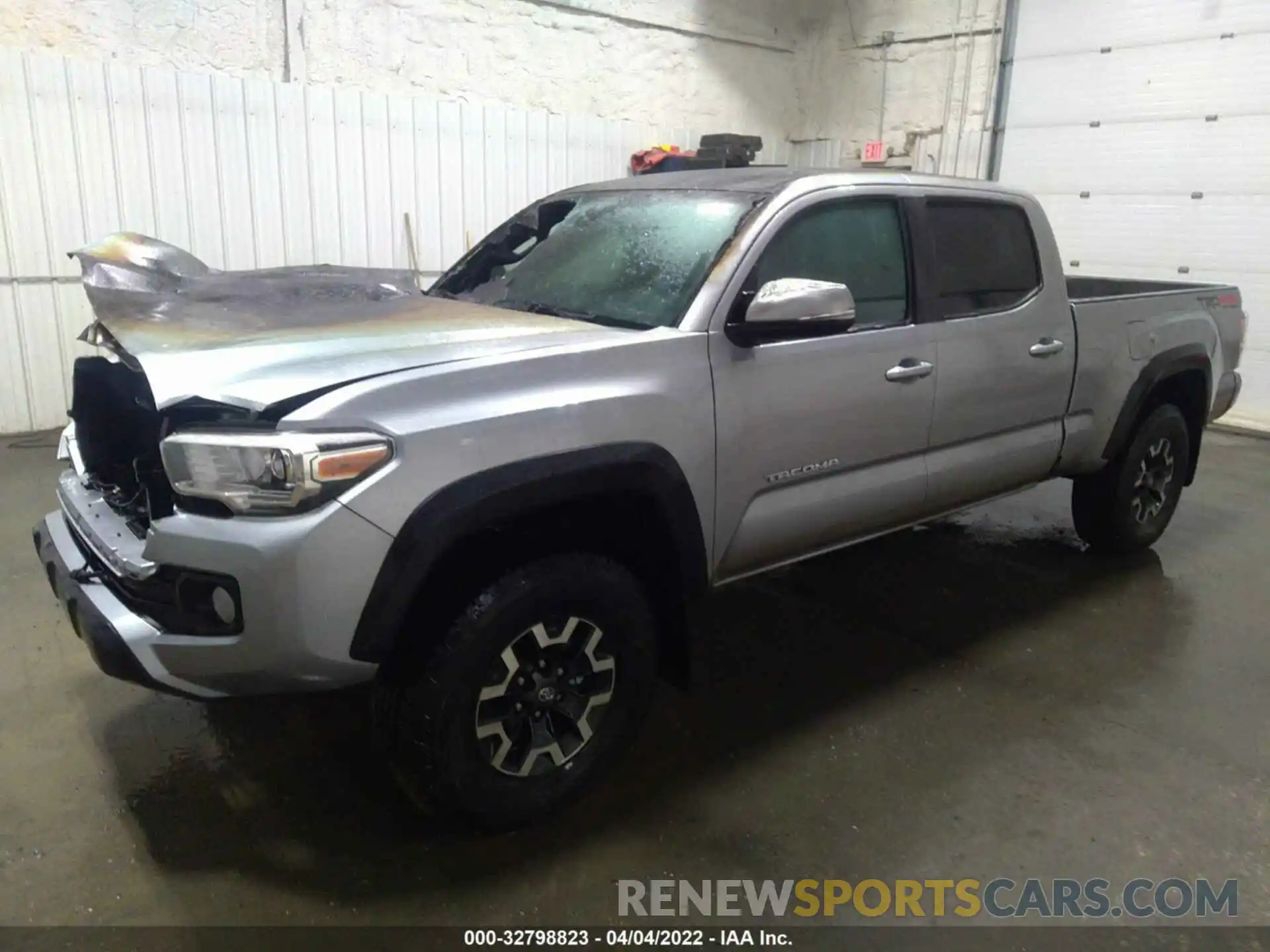 2 Photograph of a damaged car 5TFDZ5BN7MX066104 TOYOTA TACOMA 4WD 2021