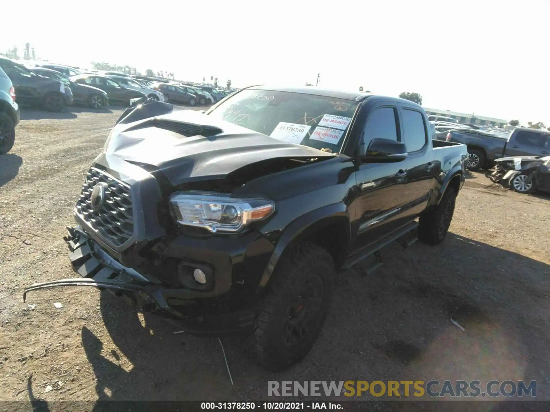 2 Photograph of a damaged car 5TFDZ5BNXMX055825 TOYOTA TACOMA 4WD 2021