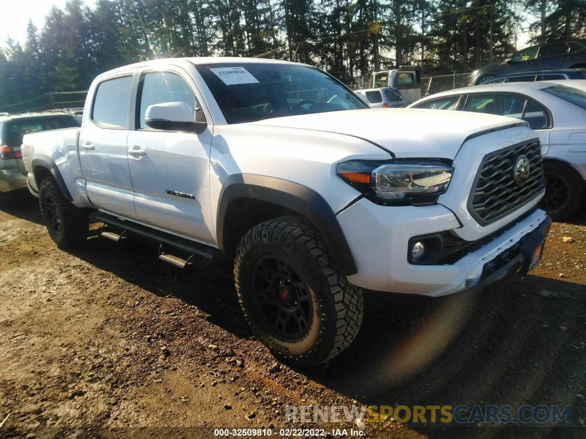 1 Photograph of a damaged car 5TFDZ5BNXMX063276 TOYOTA TACOMA 4WD 2021