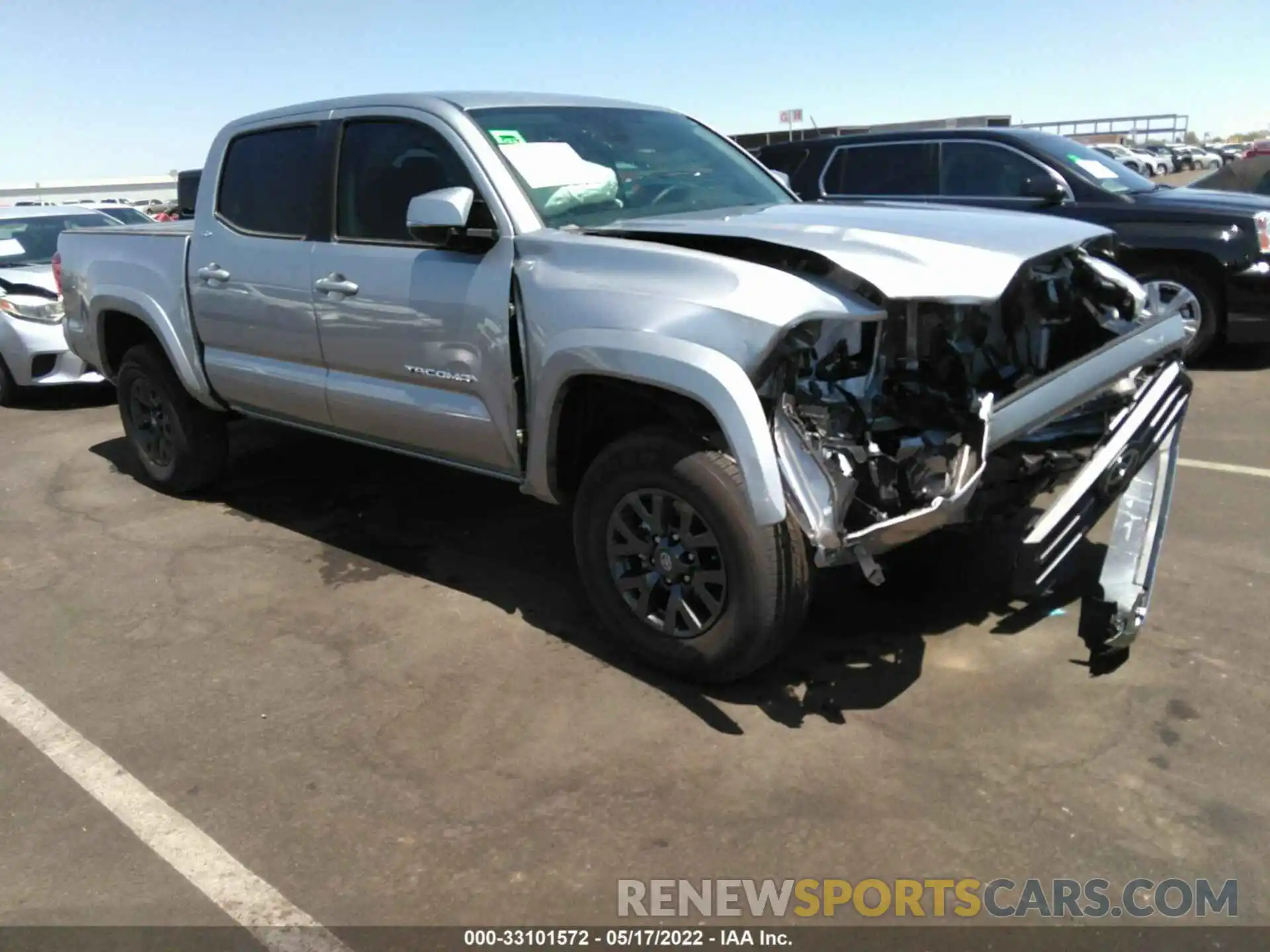 1 Photograph of a damaged car 3TMCZ5AN0NM457969 TOYOTA TACOMA 4WD 2022