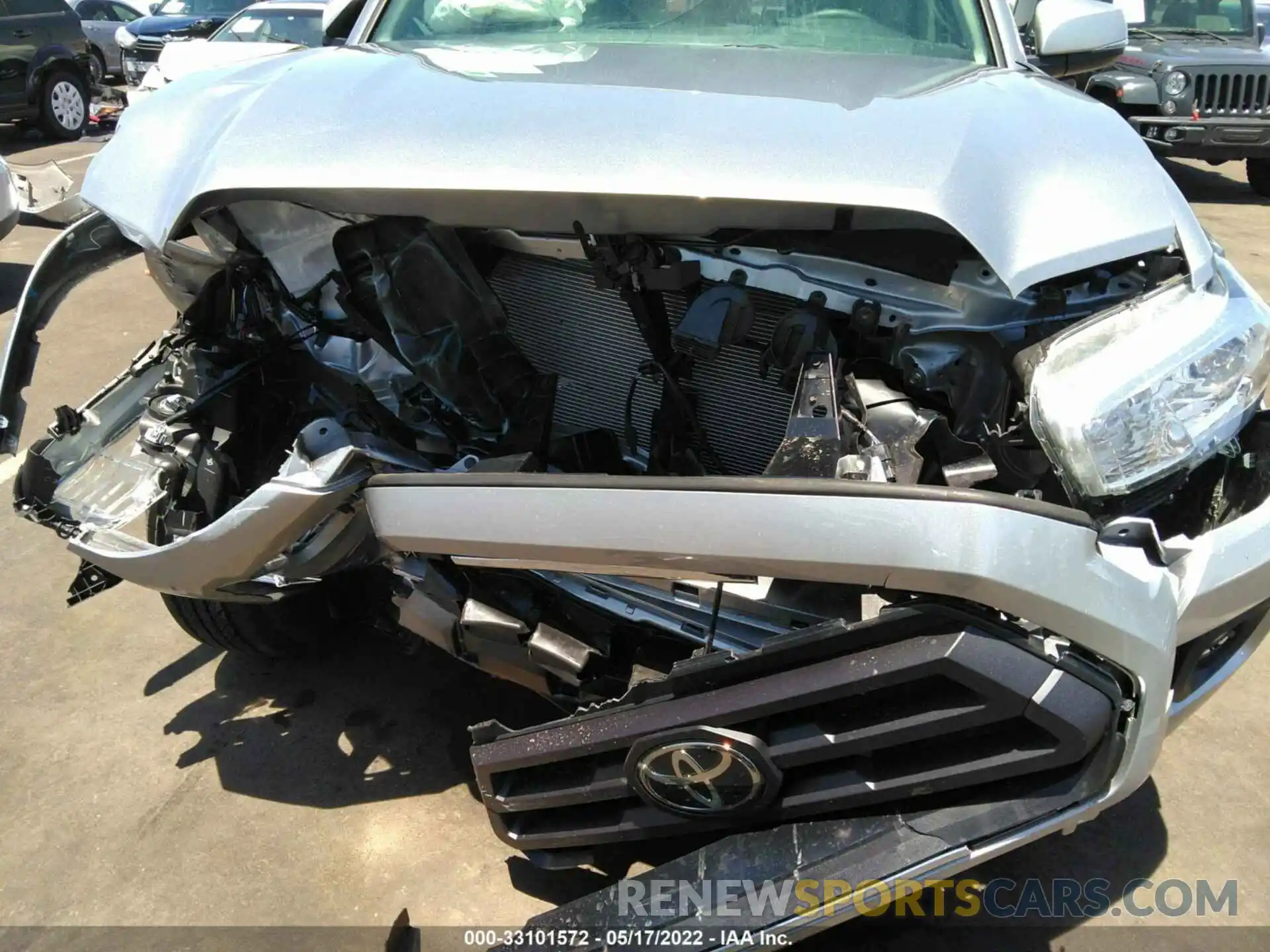 6 Photograph of a damaged car 3TMCZ5AN0NM457969 TOYOTA TACOMA 4WD 2022