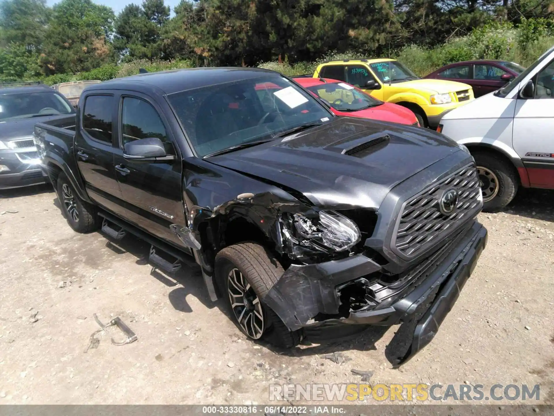 1 Фотография поврежденного автомобиля 3TMCZ5AN0NM490003 TOYOTA TACOMA 4WD 2022