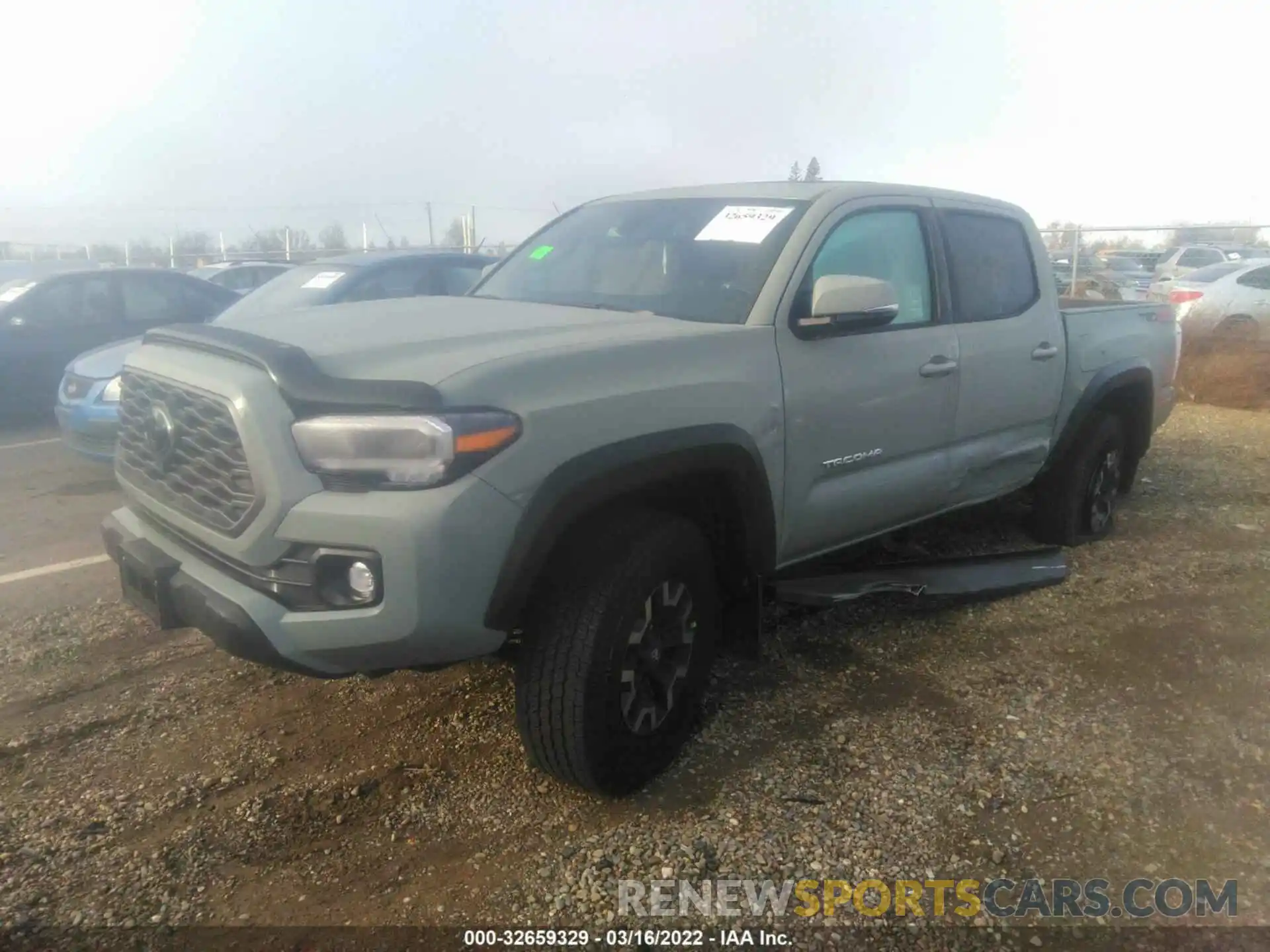 2 Photograph of a damaged car 3TMCZ5AN1NM472304 TOYOTA TACOMA 4WD 2022