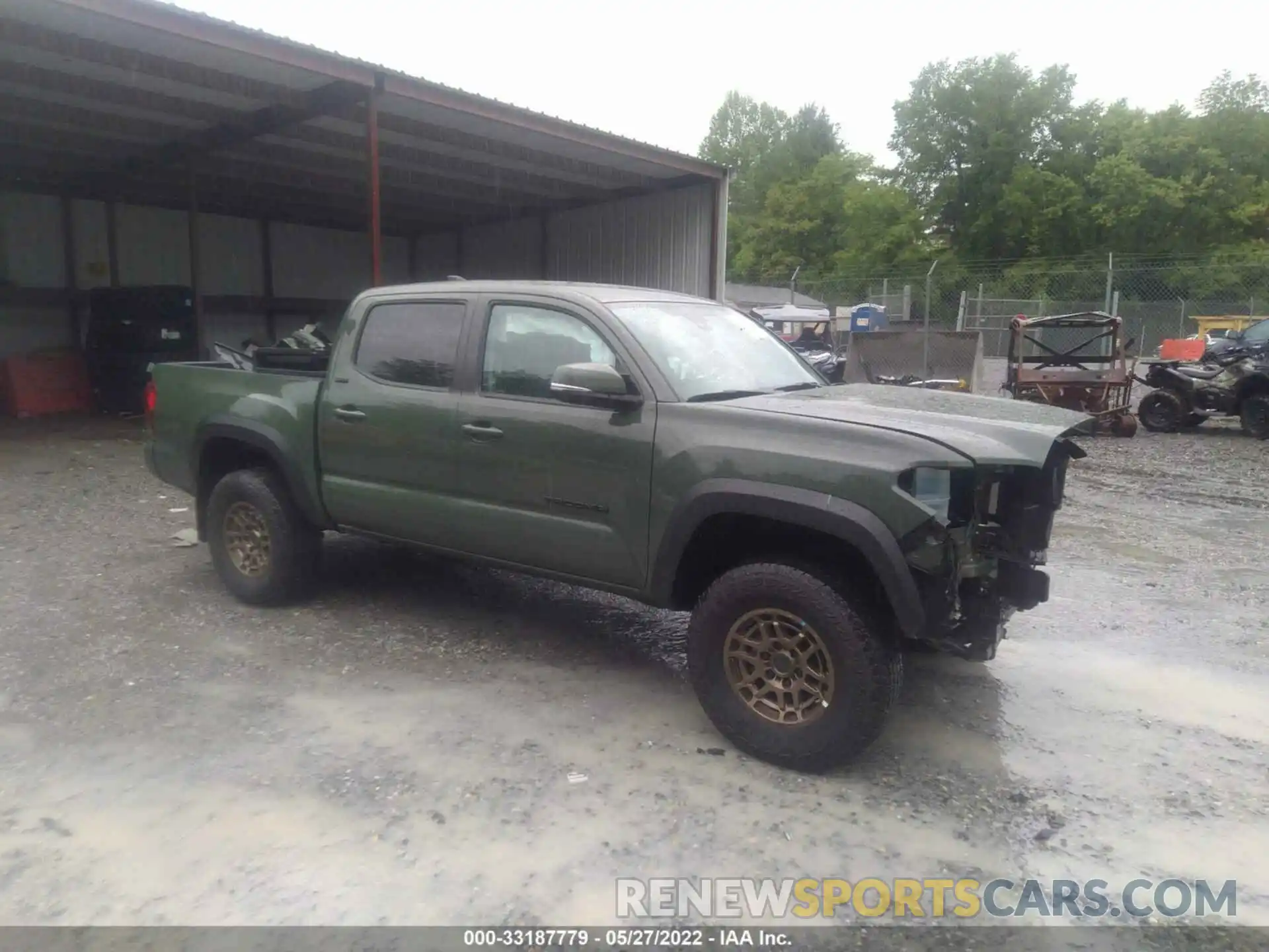 1 Photograph of a damaged car 3TMCZ5AN1NM477275 TOYOTA TACOMA 4WD 2022