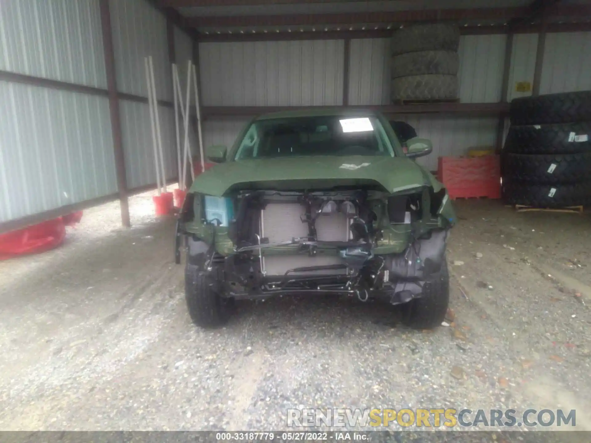 6 Photograph of a damaged car 3TMCZ5AN1NM477275 TOYOTA TACOMA 4WD 2022