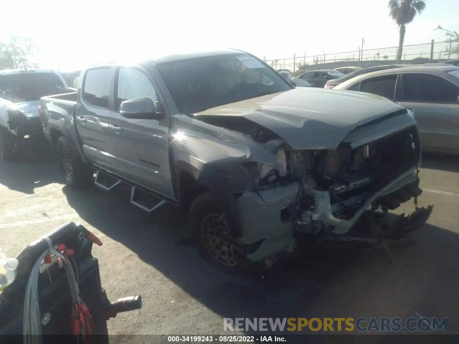 1 Photograph of a damaged car 3TMCZ5AN1NM477776 TOYOTA TACOMA 4WD 2022