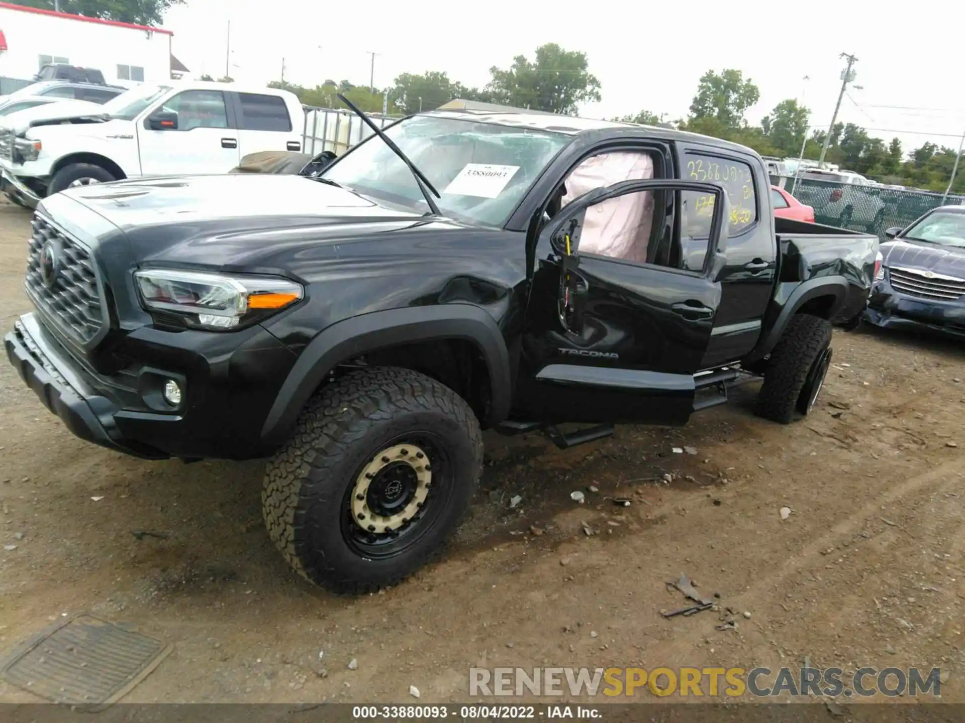 2 Фотография поврежденного автомобиля 3TMCZ5AN1NM483884 TOYOTA TACOMA 4WD 2022