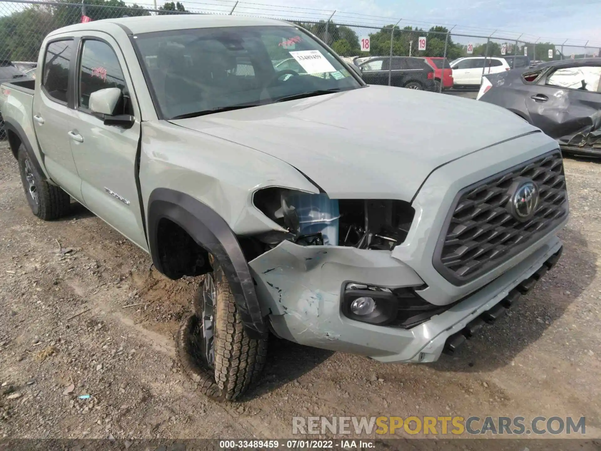 6 Фотография поврежденного автомобиля 3TMCZ5AN2NM495736 TOYOTA TACOMA 4WD 2022