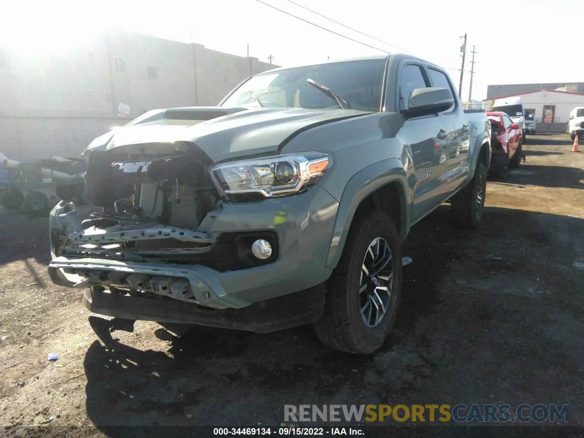 2 Фотография поврежденного автомобиля 3TMCZ5AN2NM512745 TOYOTA TACOMA 4WD 2022