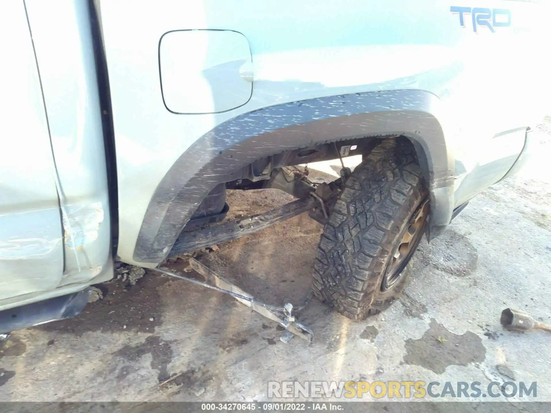 6 Фотография поврежденного автомобиля 3TMCZ5AN3NM462003 TOYOTA TACOMA 4WD 2022