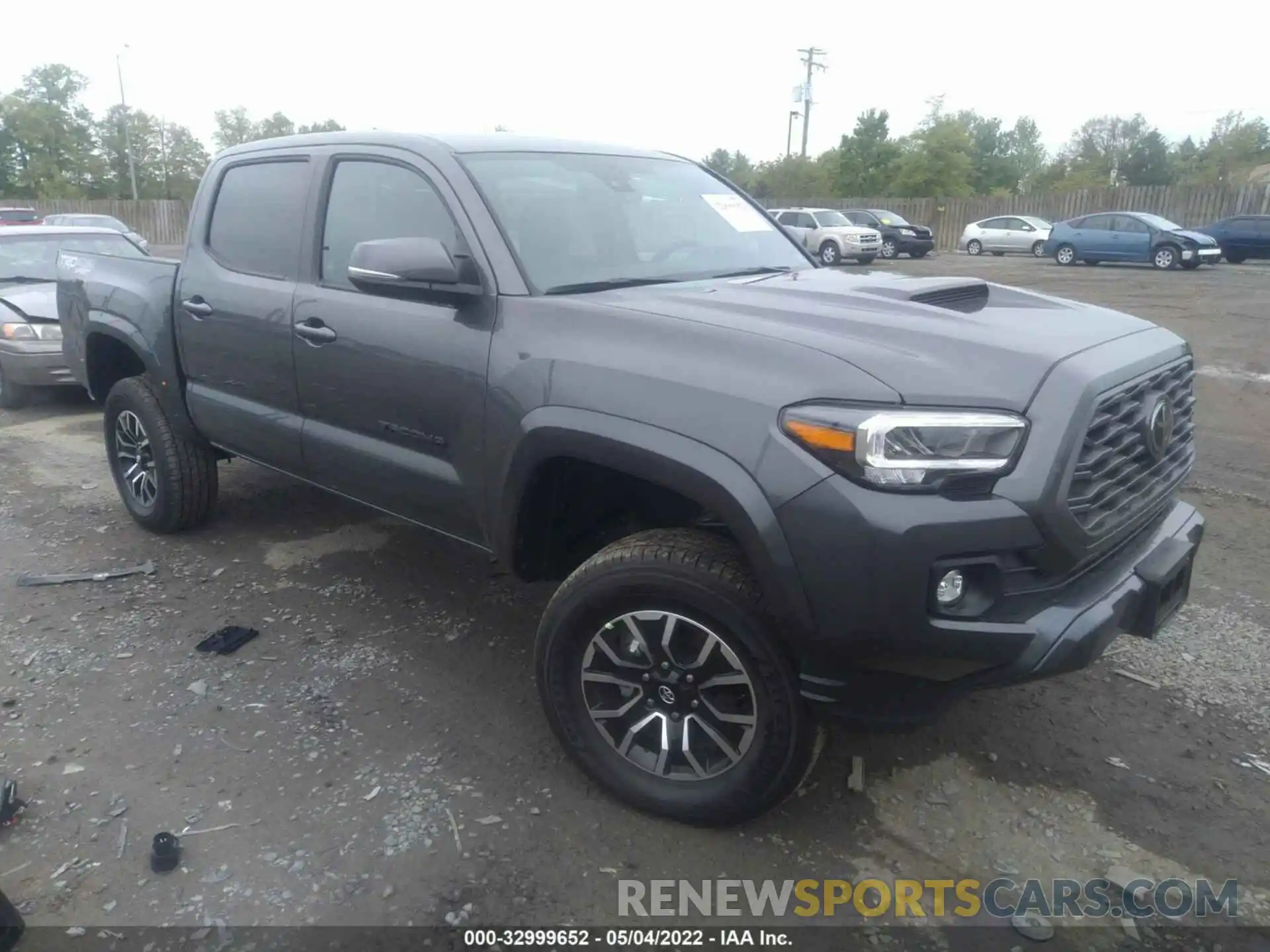 1 Photograph of a damaged car 3TMCZ5AN3NM479075 TOYOTA TACOMA 4WD 2022