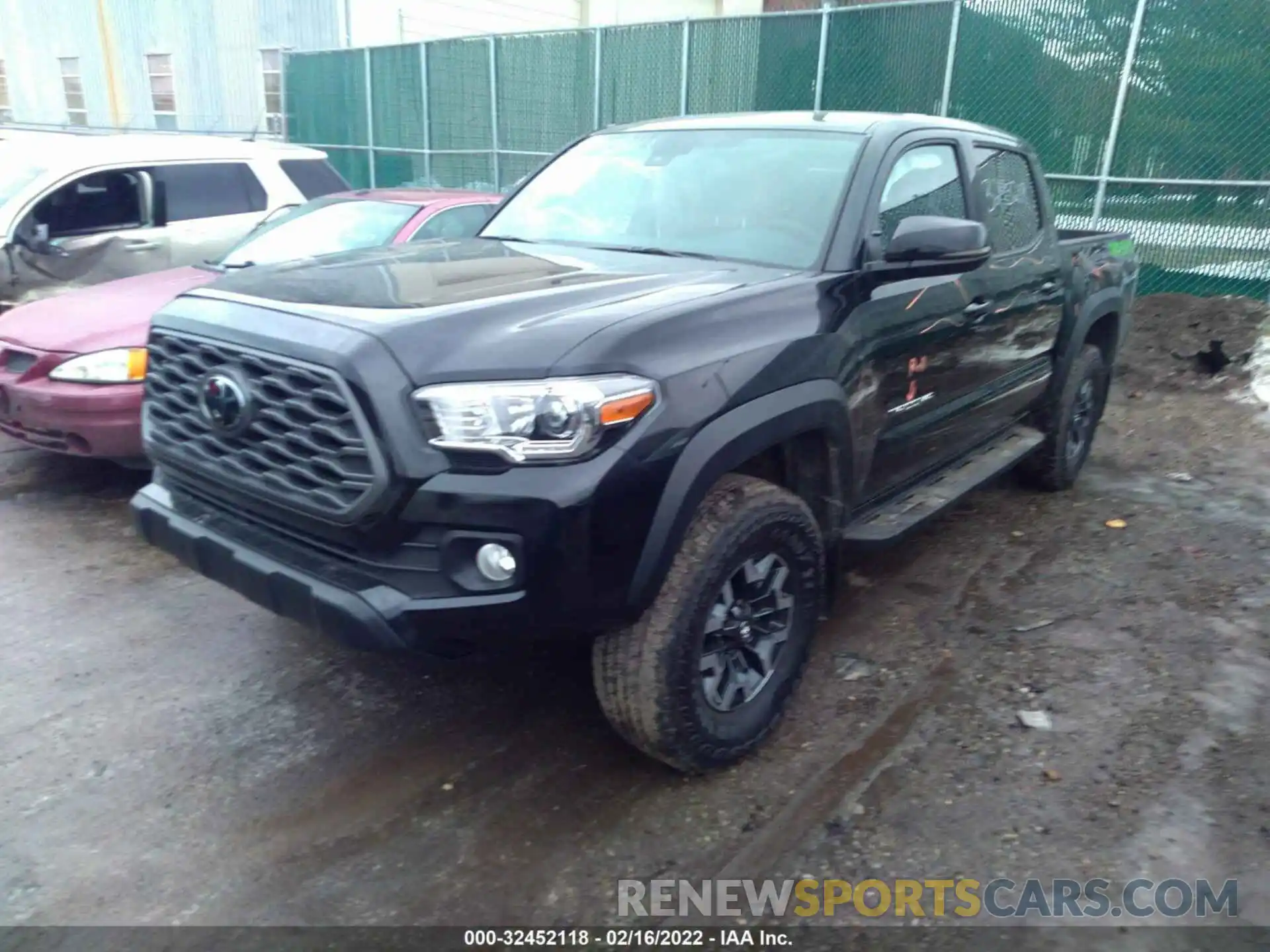 2 Photograph of a damaged car 3TMCZ5AN4NM454346 TOYOTA TACOMA 4WD 2022