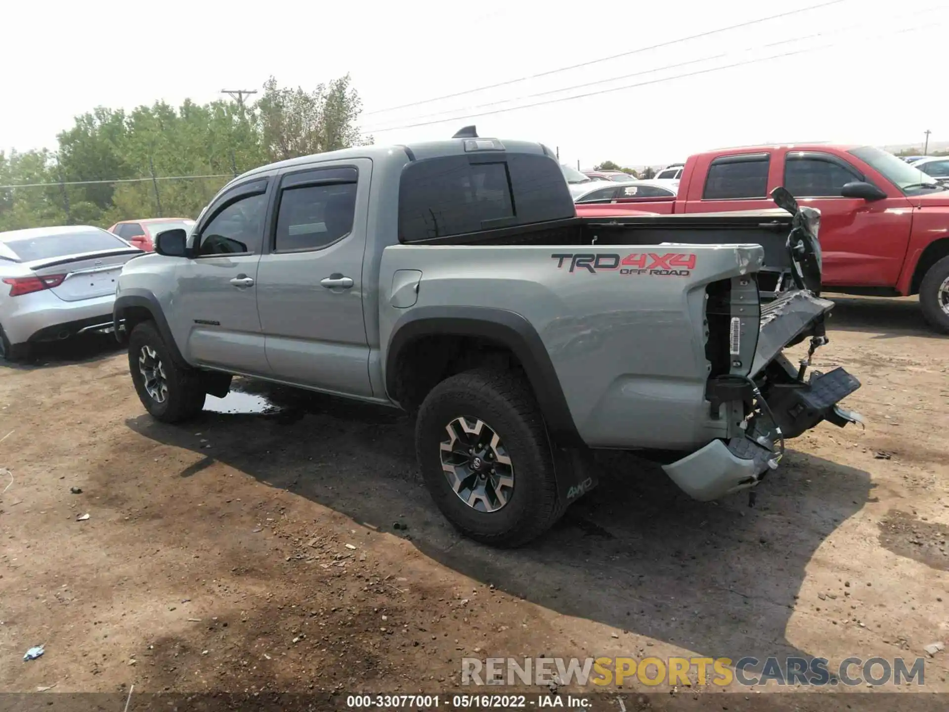 3 Фотография поврежденного автомобиля 3TMCZ5AN4NM455464 TOYOTA TACOMA 4WD 2022