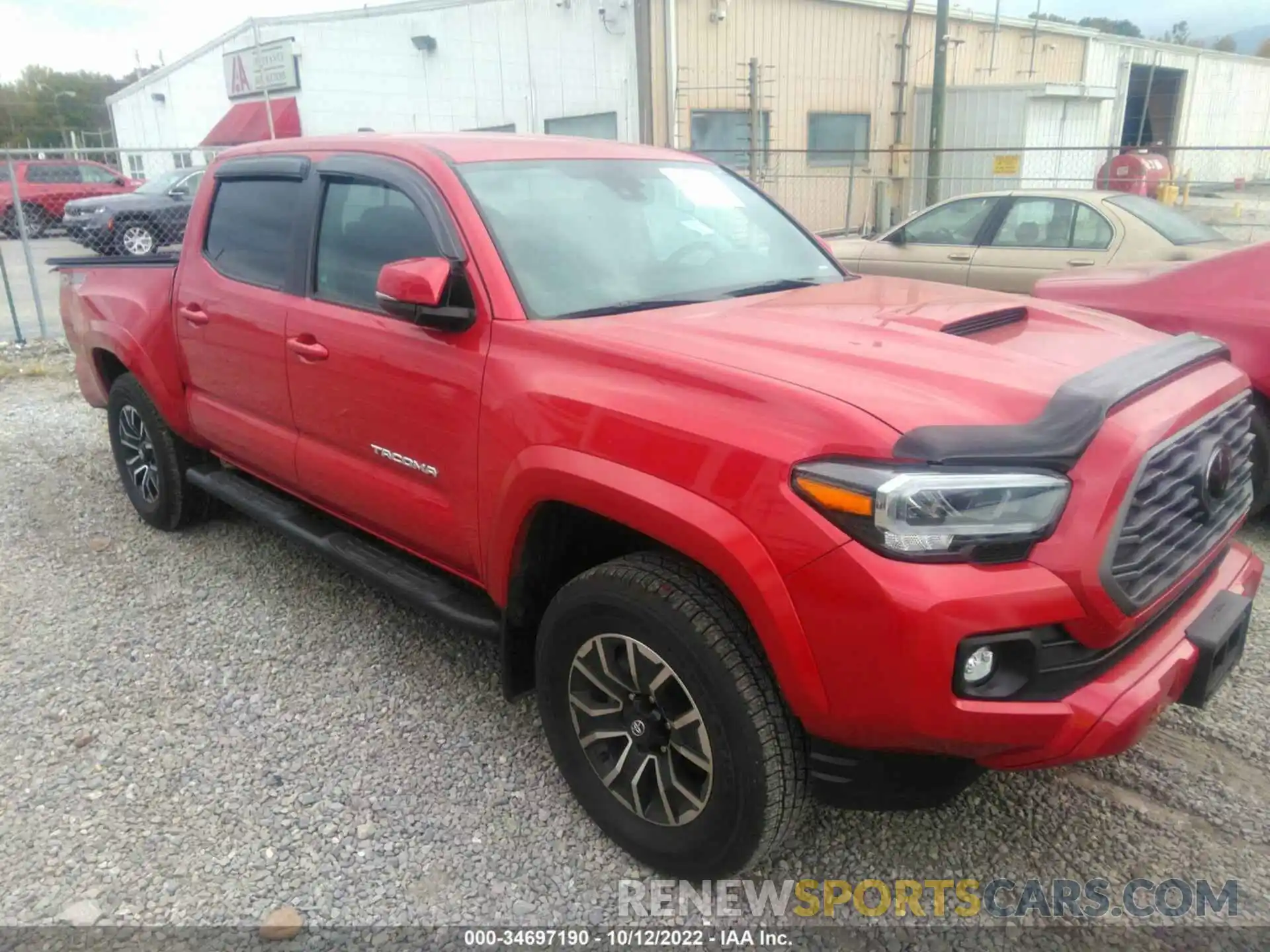 1 Photograph of a damaged car 3TMCZ5AN4NM458395 TOYOTA TACOMA 4WD 2022