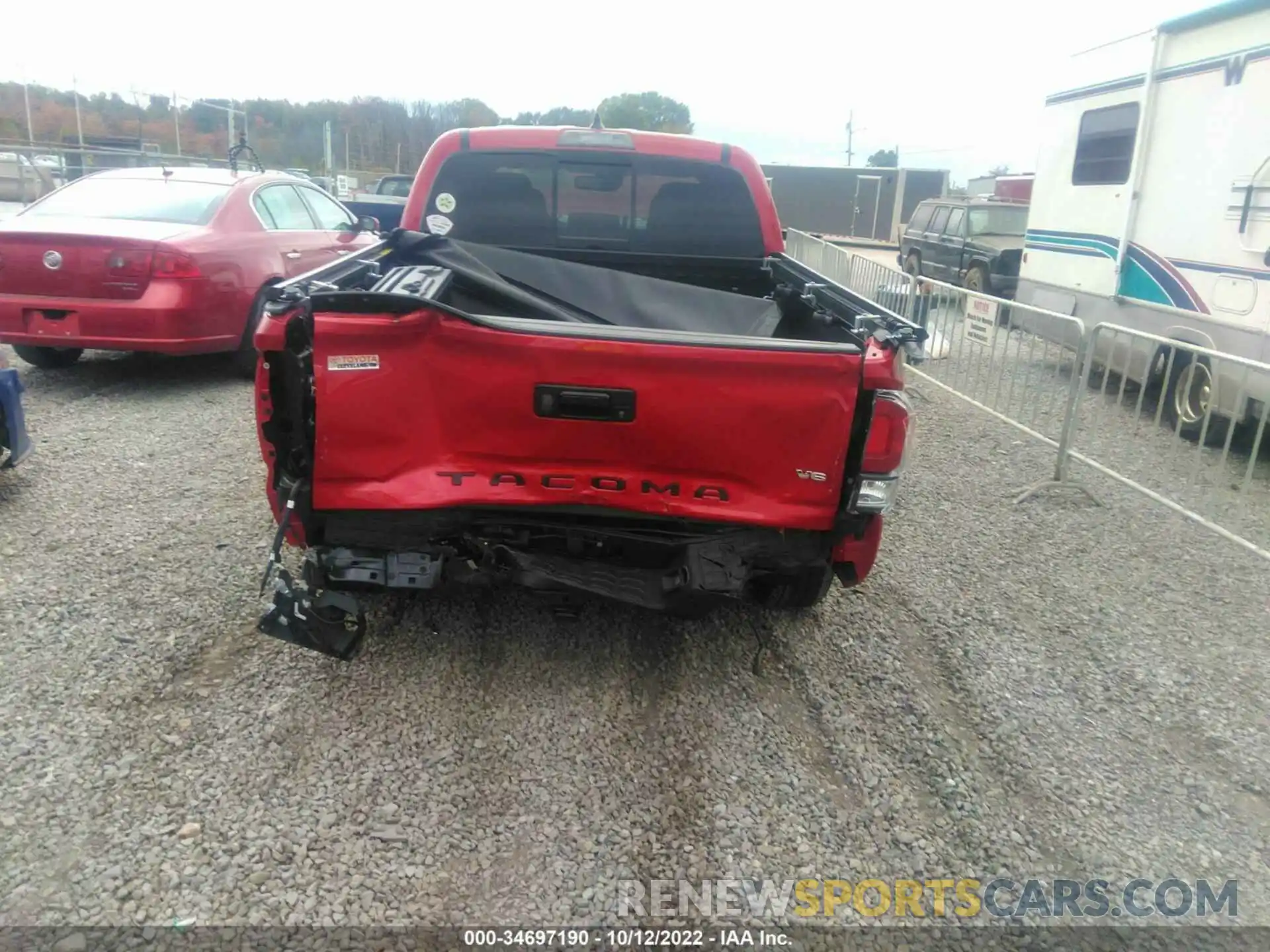 6 Photograph of a damaged car 3TMCZ5AN4NM458395 TOYOTA TACOMA 4WD 2022