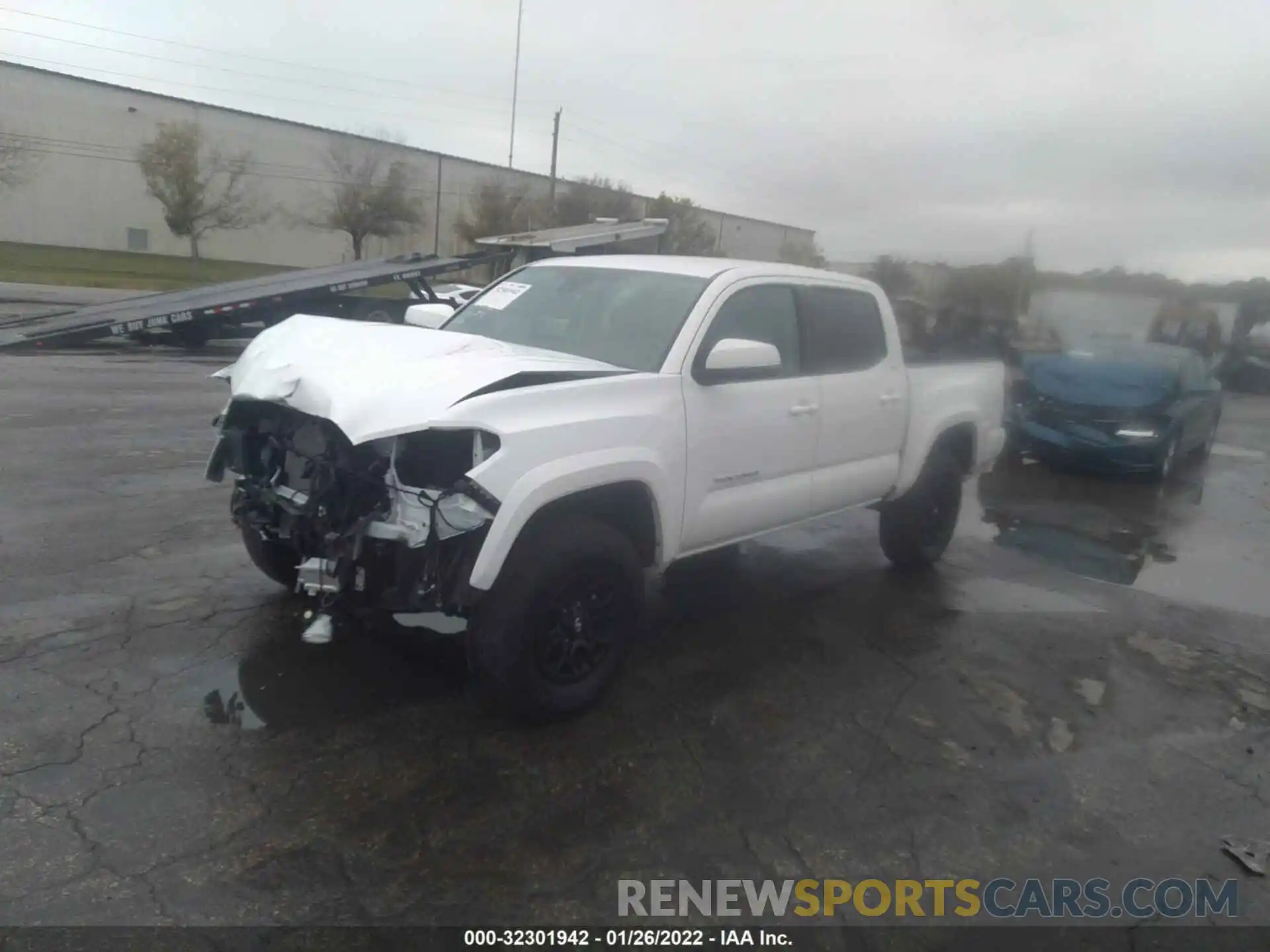 2 Фотография поврежденного автомобиля 3TMCZ5AN4NM463791 TOYOTA TACOMA 4WD 2022