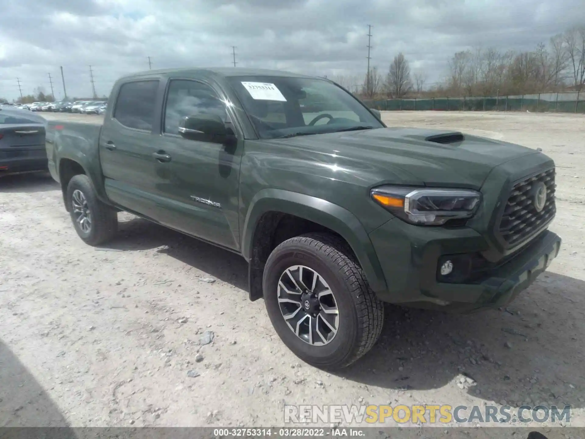 1 Photograph of a damaged car 3TMCZ5AN4NM471440 TOYOTA TACOMA 4WD 2022