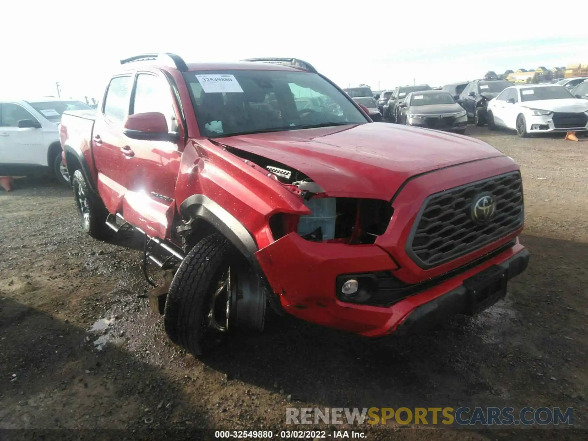 1 Photograph of a damaged car 3TMCZ5AN4NM472751 TOYOTA TACOMA 4WD 2022