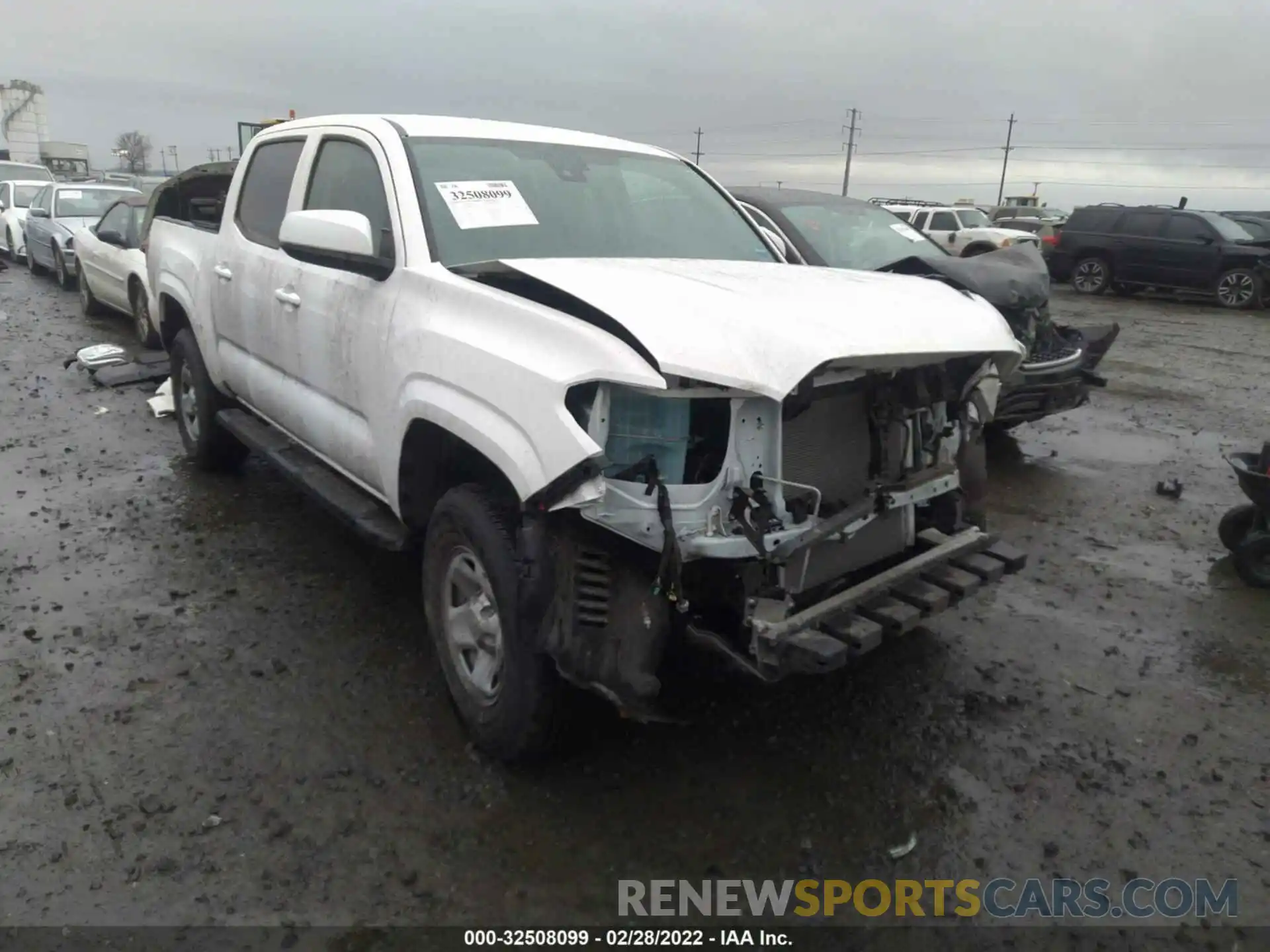 1 Photograph of a damaged car 3TMCZ5AN5NM456526 TOYOTA TACOMA 4WD 2022