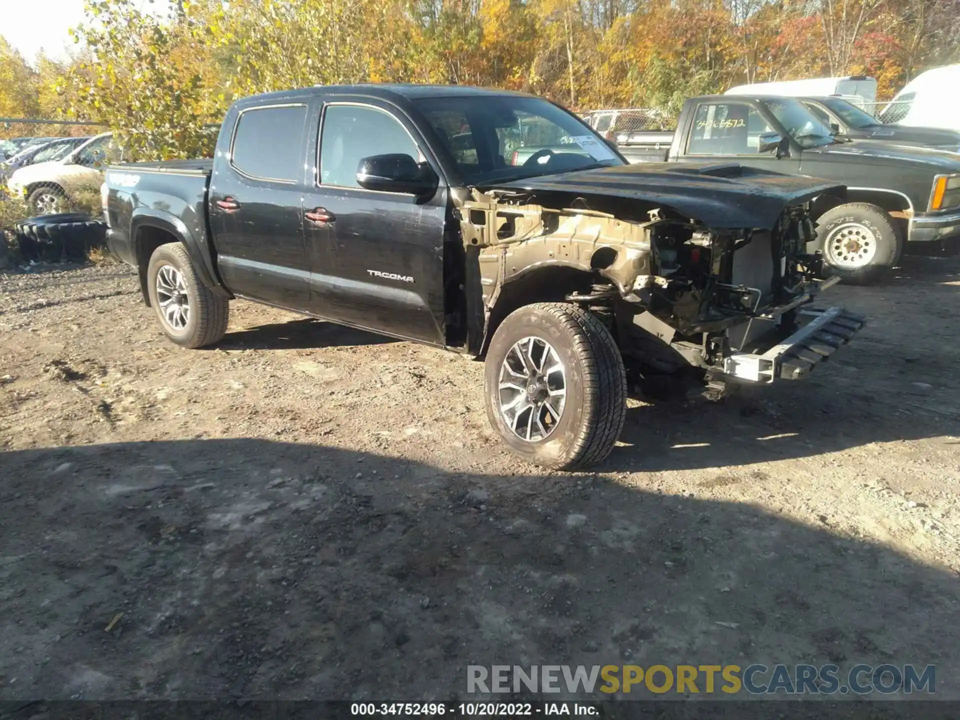 1 Photograph of a damaged car 3TMCZ5AN5NM458616 TOYOTA TACOMA 4WD 2022