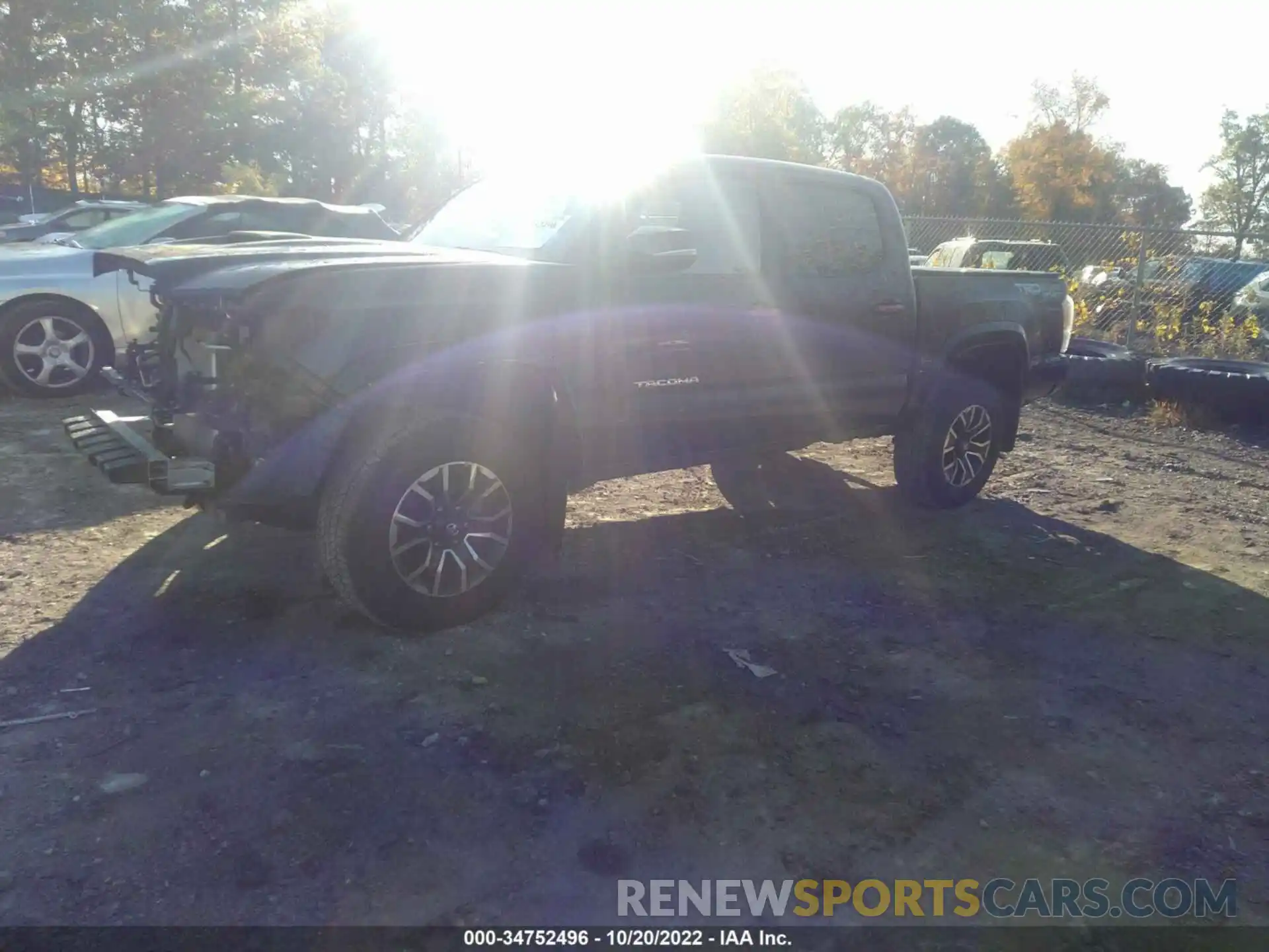 2 Photograph of a damaged car 3TMCZ5AN5NM458616 TOYOTA TACOMA 4WD 2022