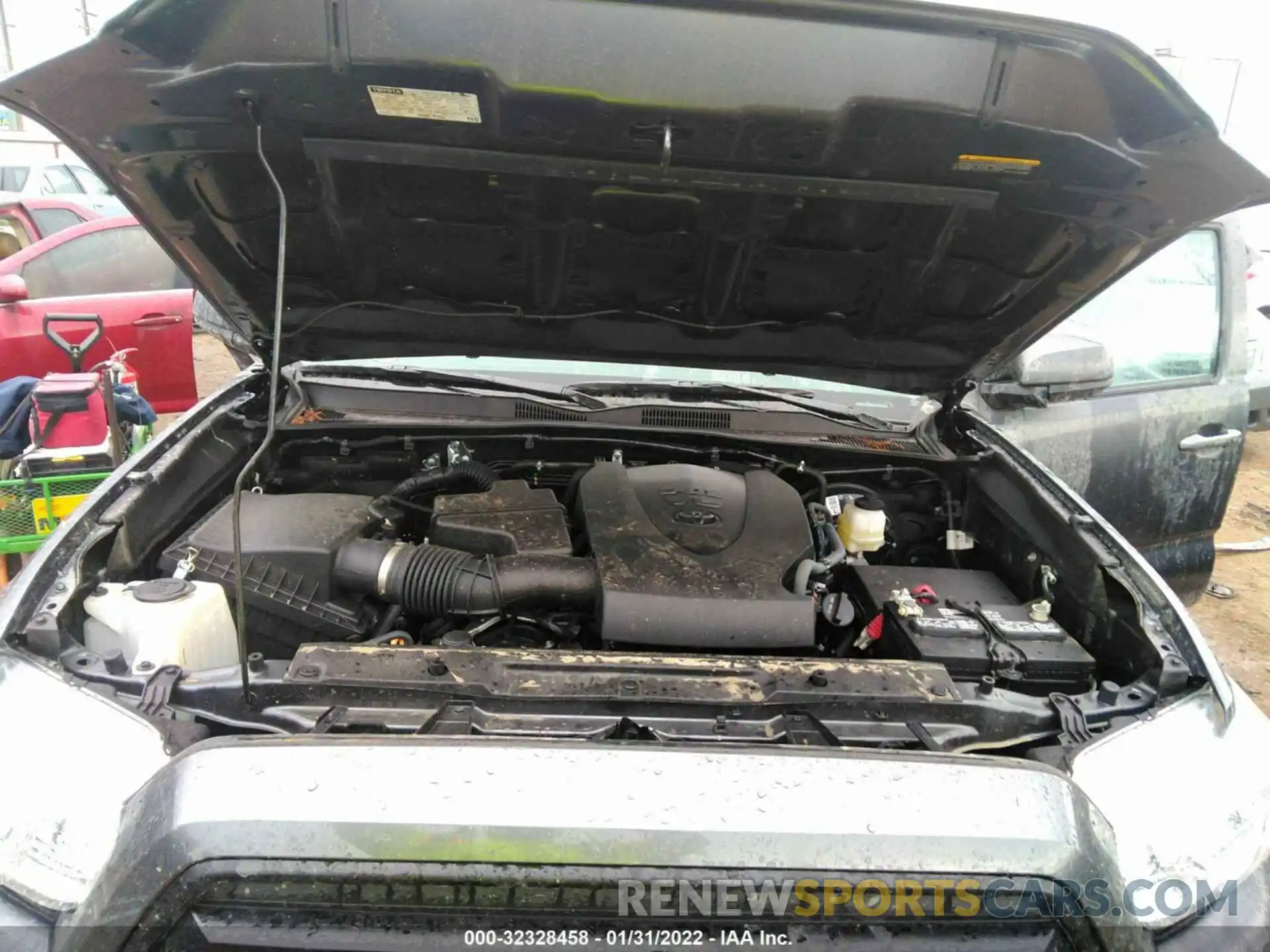 10 Photograph of a damaged car 3TMCZ5AN5NM460446 TOYOTA TACOMA 4WD 2022