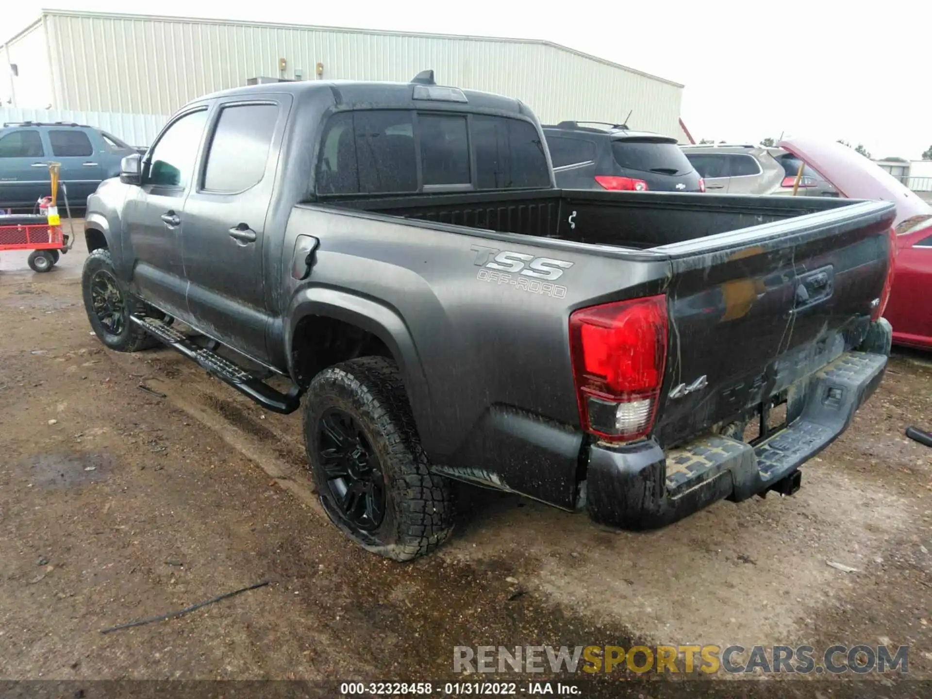 3 Photograph of a damaged car 3TMCZ5AN5NM460446 TOYOTA TACOMA 4WD 2022