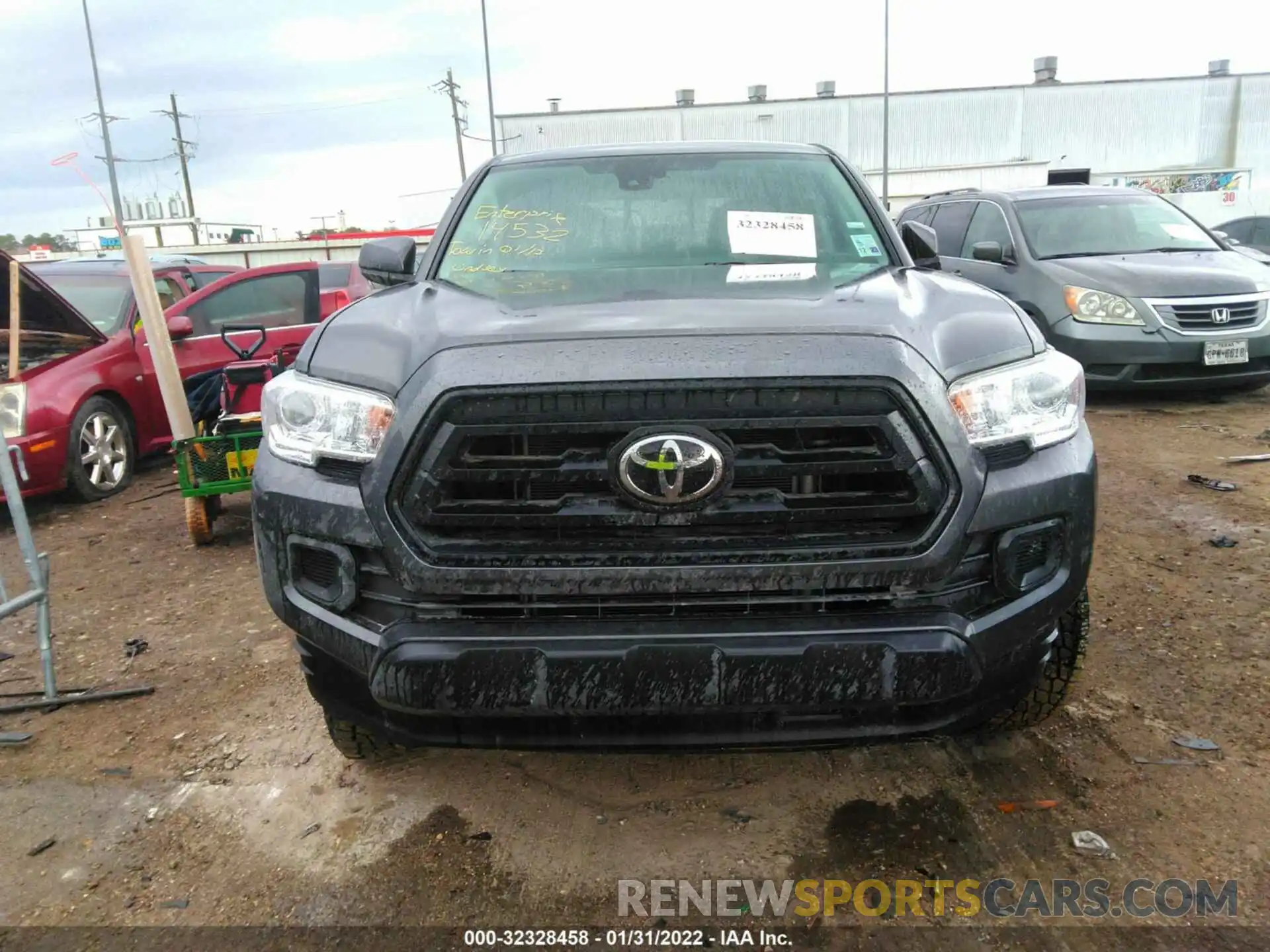 6 Photograph of a damaged car 3TMCZ5AN5NM460446 TOYOTA TACOMA 4WD 2022