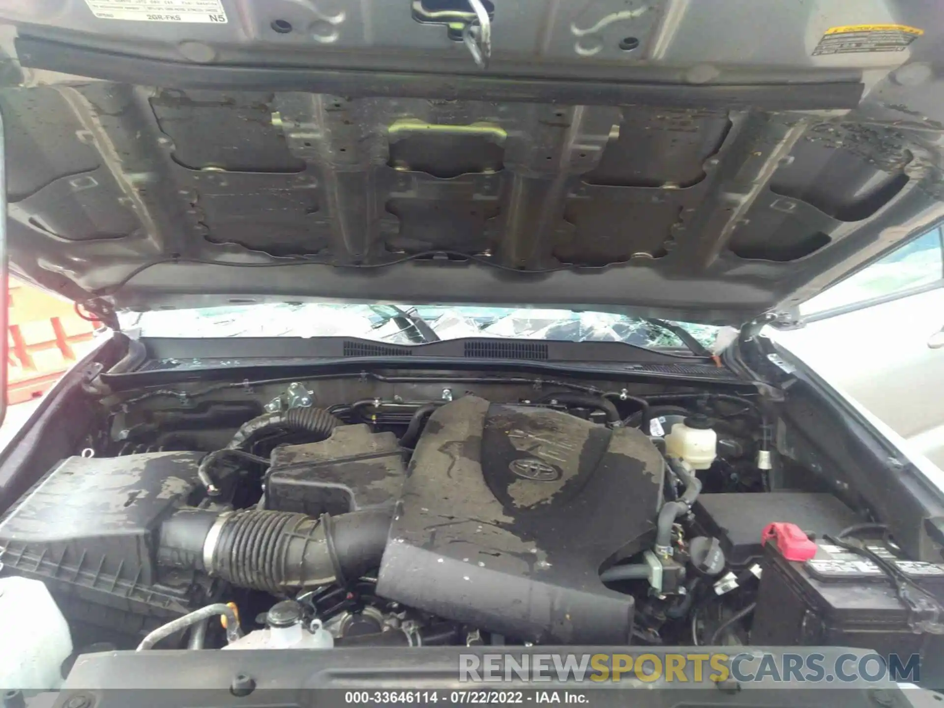 10 Photograph of a damaged car 3TMCZ5AN5NM484665 TOYOTA TACOMA 4WD 2022