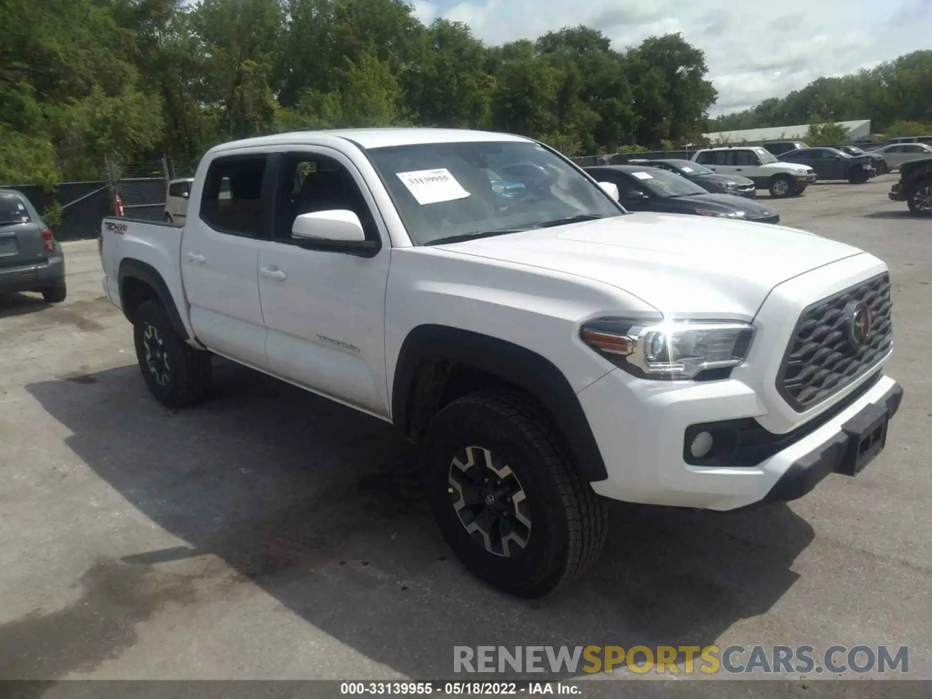 1 Photograph of a damaged car 3TMCZ5AN5NM487422 TOYOTA TACOMA 4WD 2022