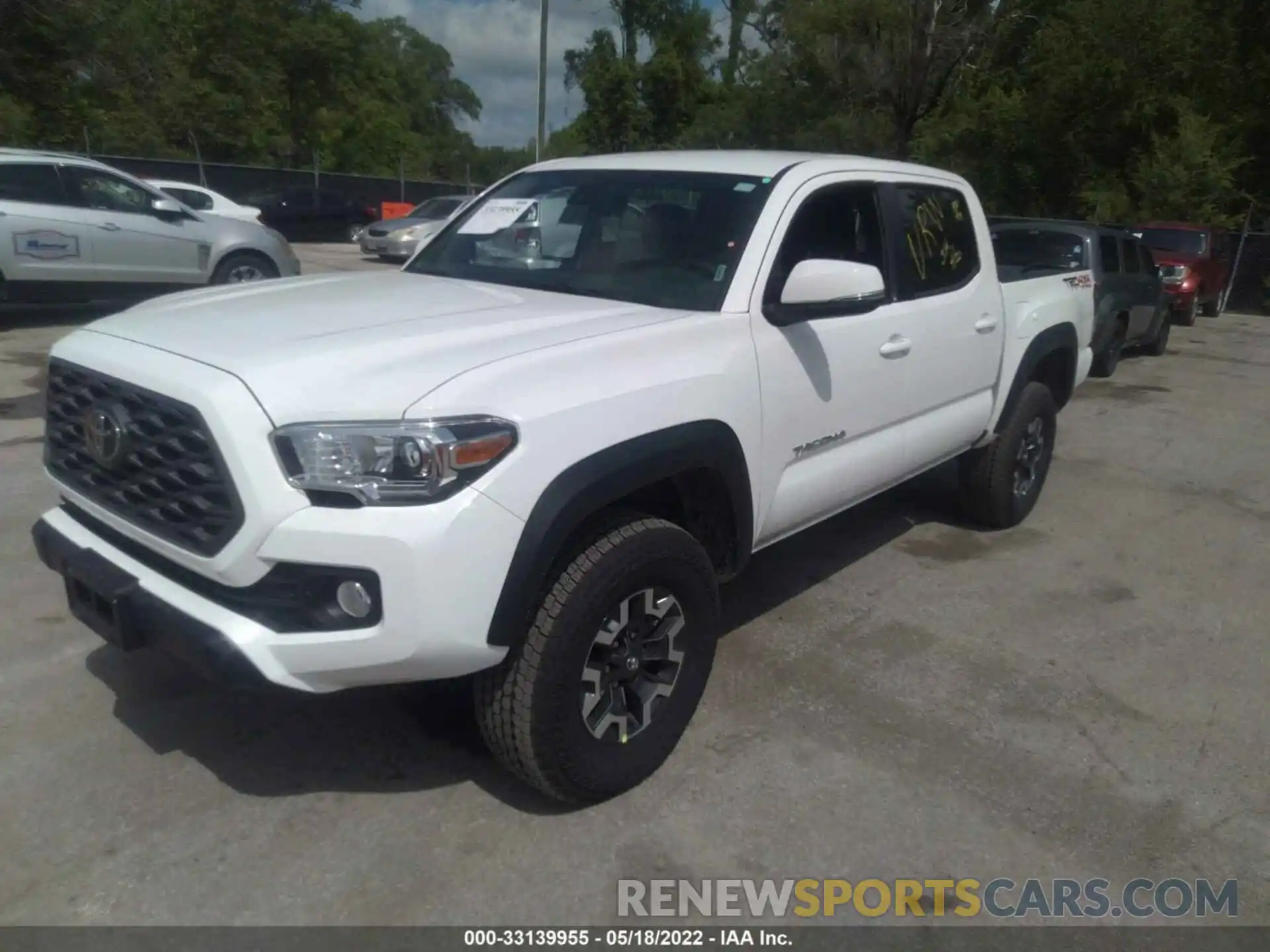 2 Photograph of a damaged car 3TMCZ5AN5NM487422 TOYOTA TACOMA 4WD 2022