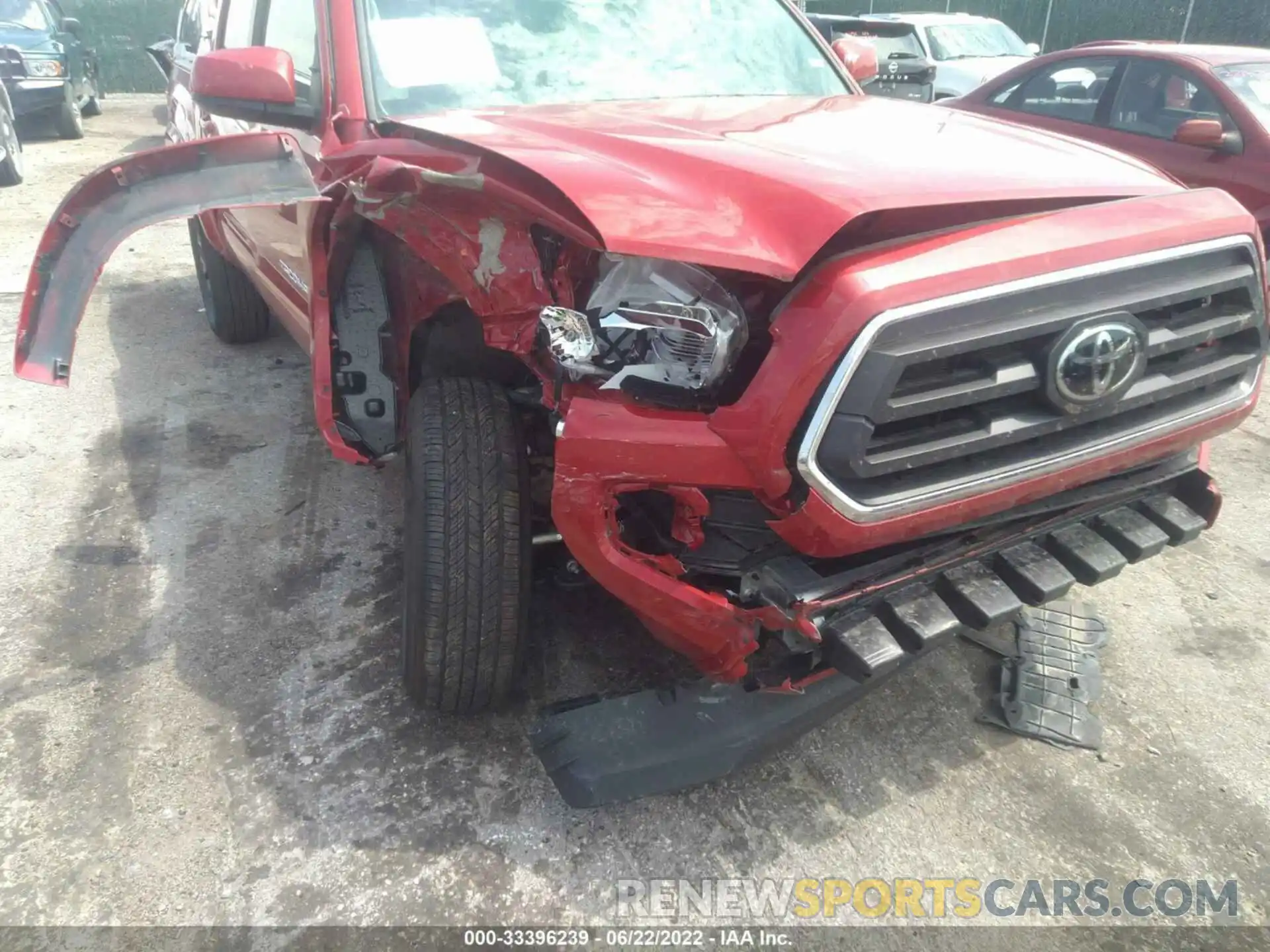 6 Photograph of a damaged car 3TMCZ5AN5NM495732 TOYOTA TACOMA 4WD 2022