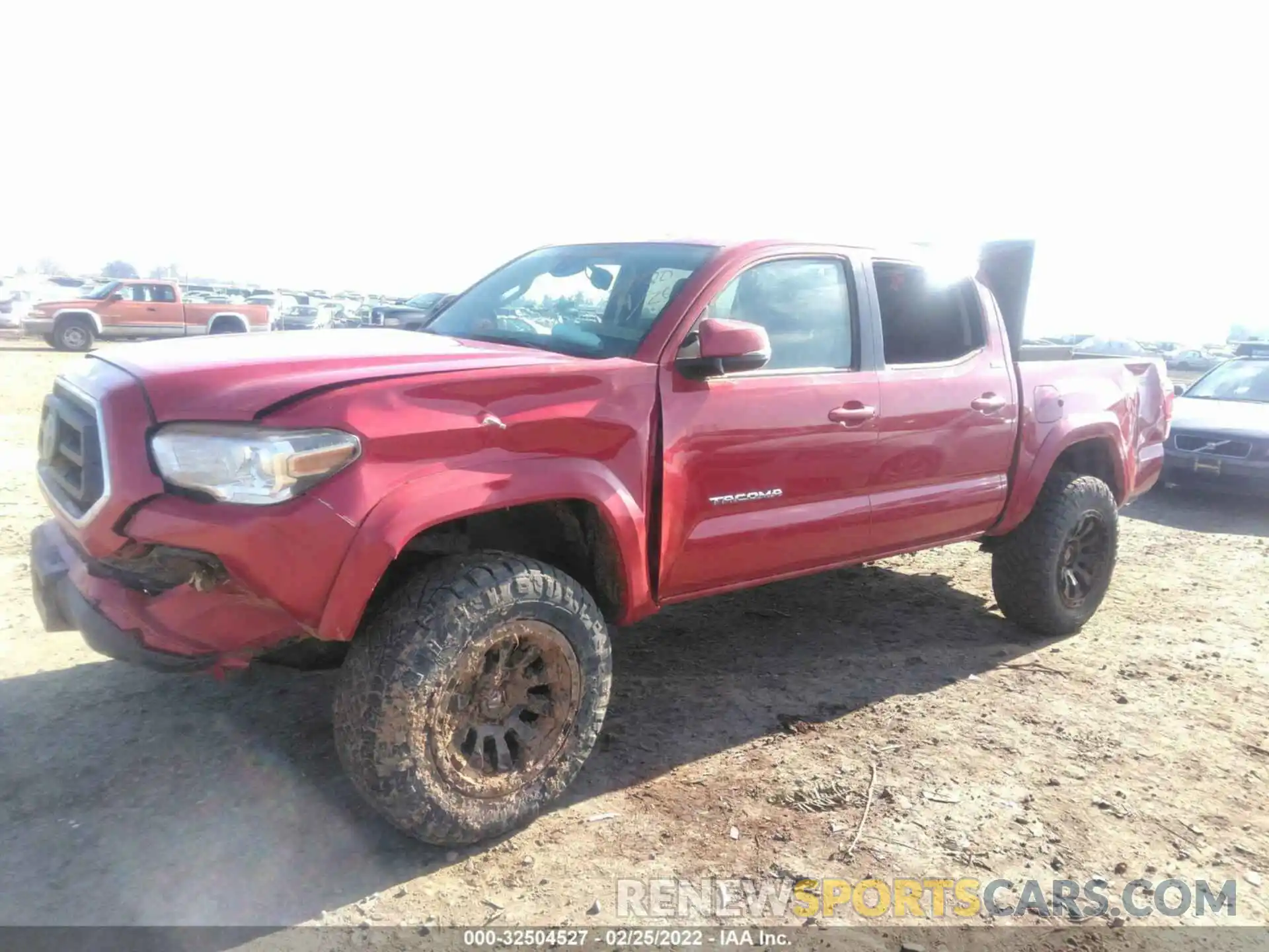 2 Фотография поврежденного автомобиля 3TMCZ5AN6NM471486 TOYOTA TACOMA 4WD 2022