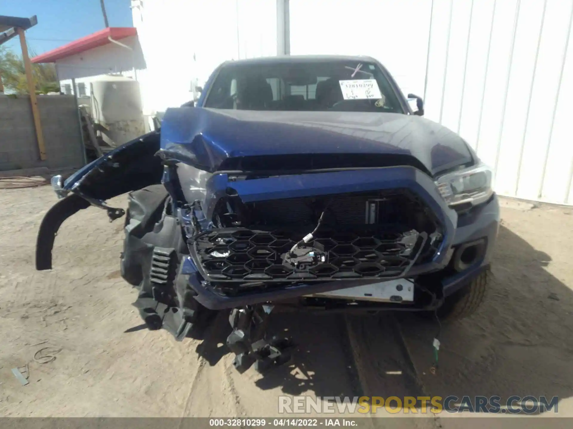 6 Photograph of a damaged car 3TMCZ5AN6NM487848 TOYOTA TACOMA 4WD 2022