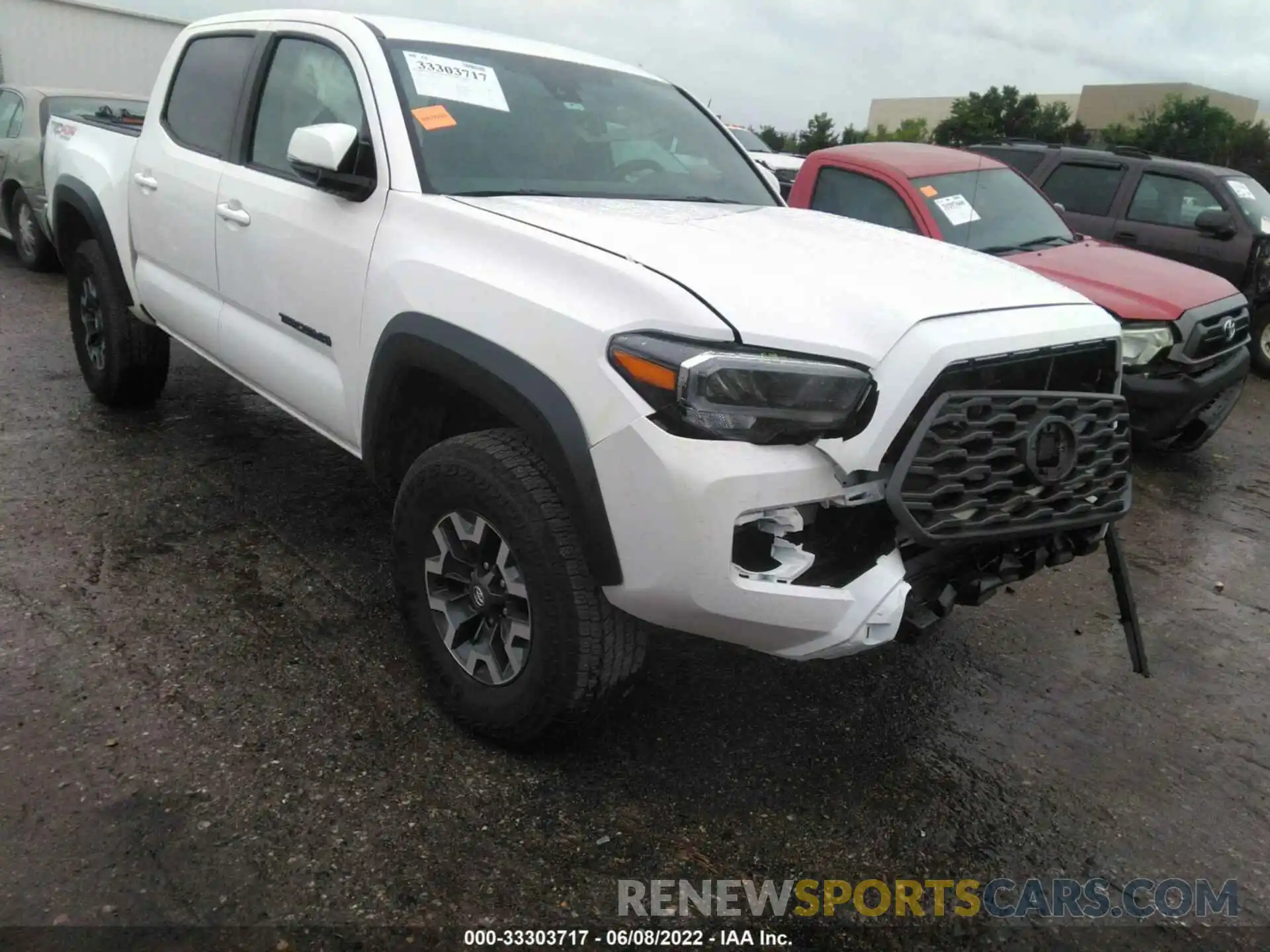 1 Photograph of a damaged car 3TMCZ5AN7NM454891 TOYOTA TACOMA 4WD 2022